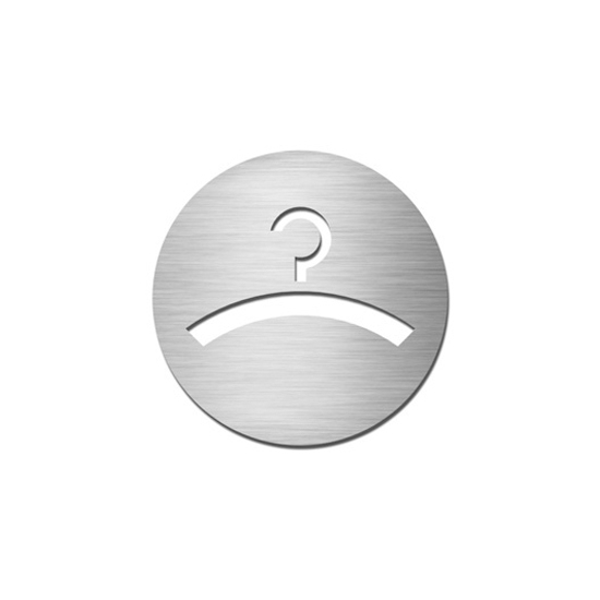Afficher le produit Pictograms round | stainless steel | Cloakroom du fabricant Serafini