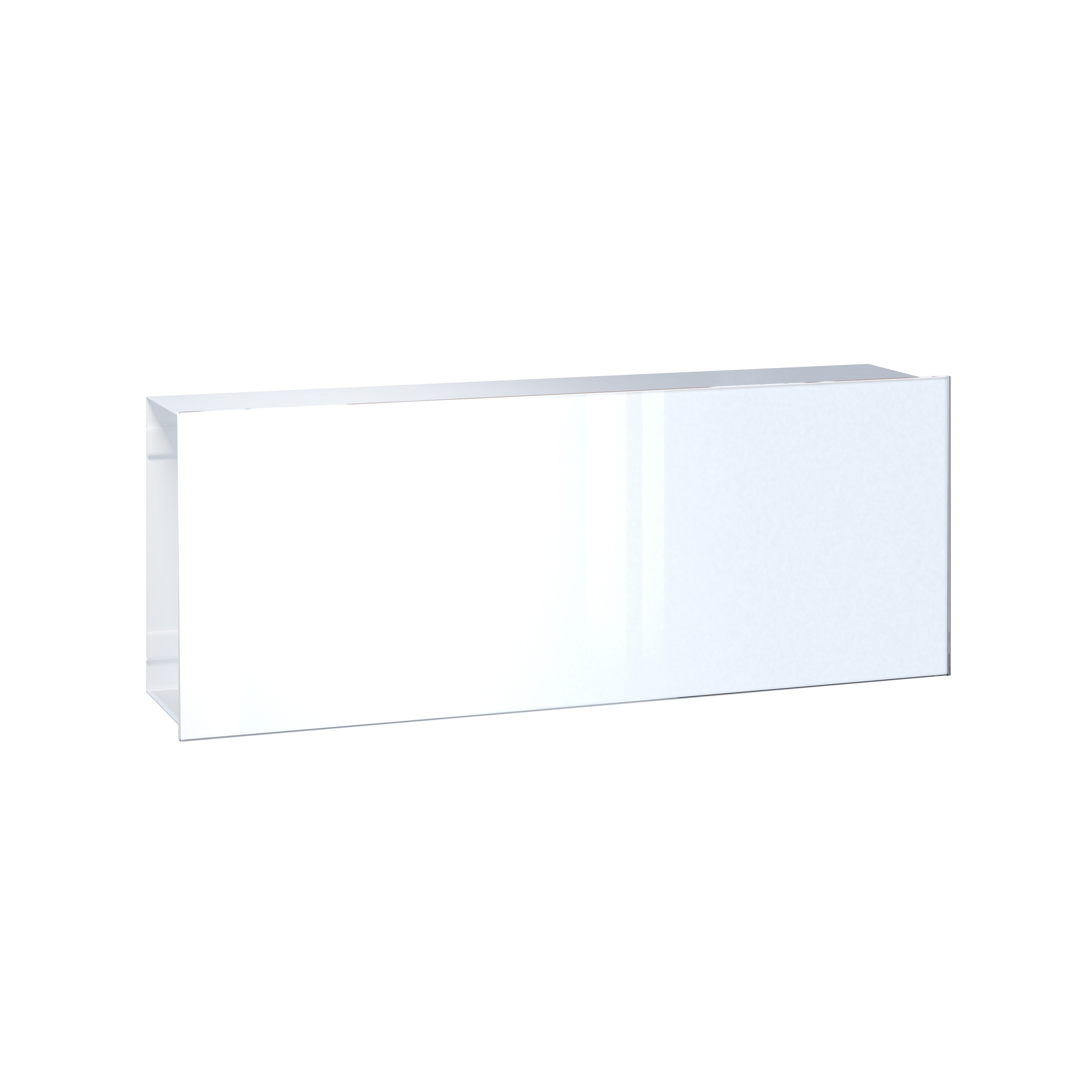 Newspaper slot | Flat Wide | glass