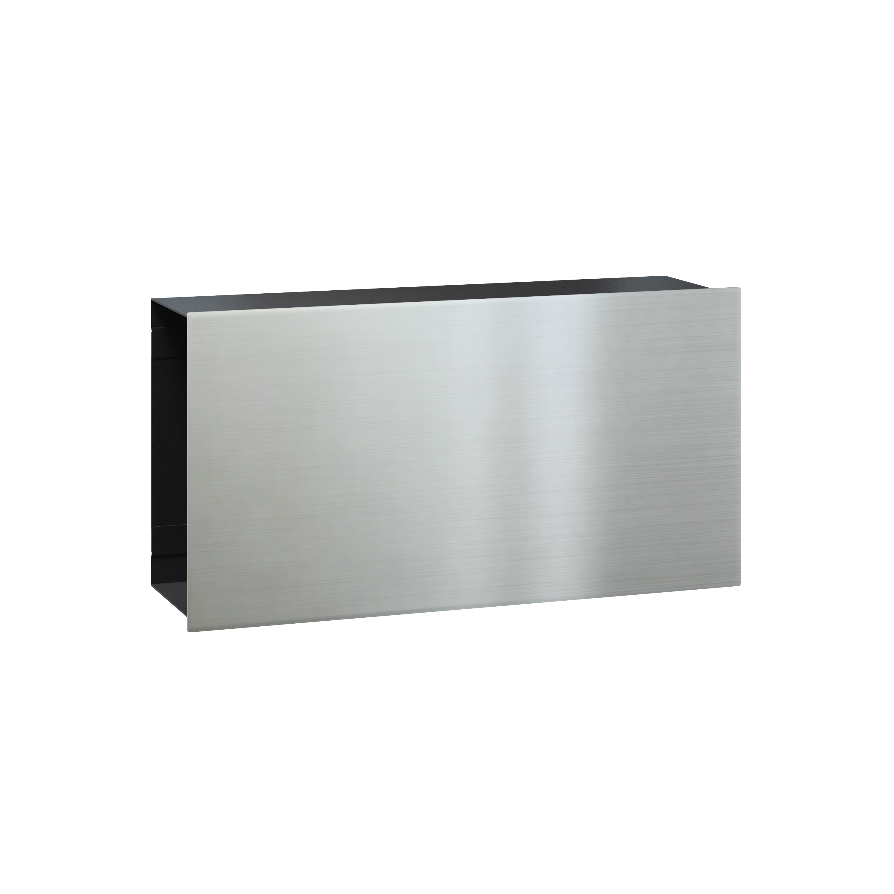Newspaper slot | Flat | stainless steel