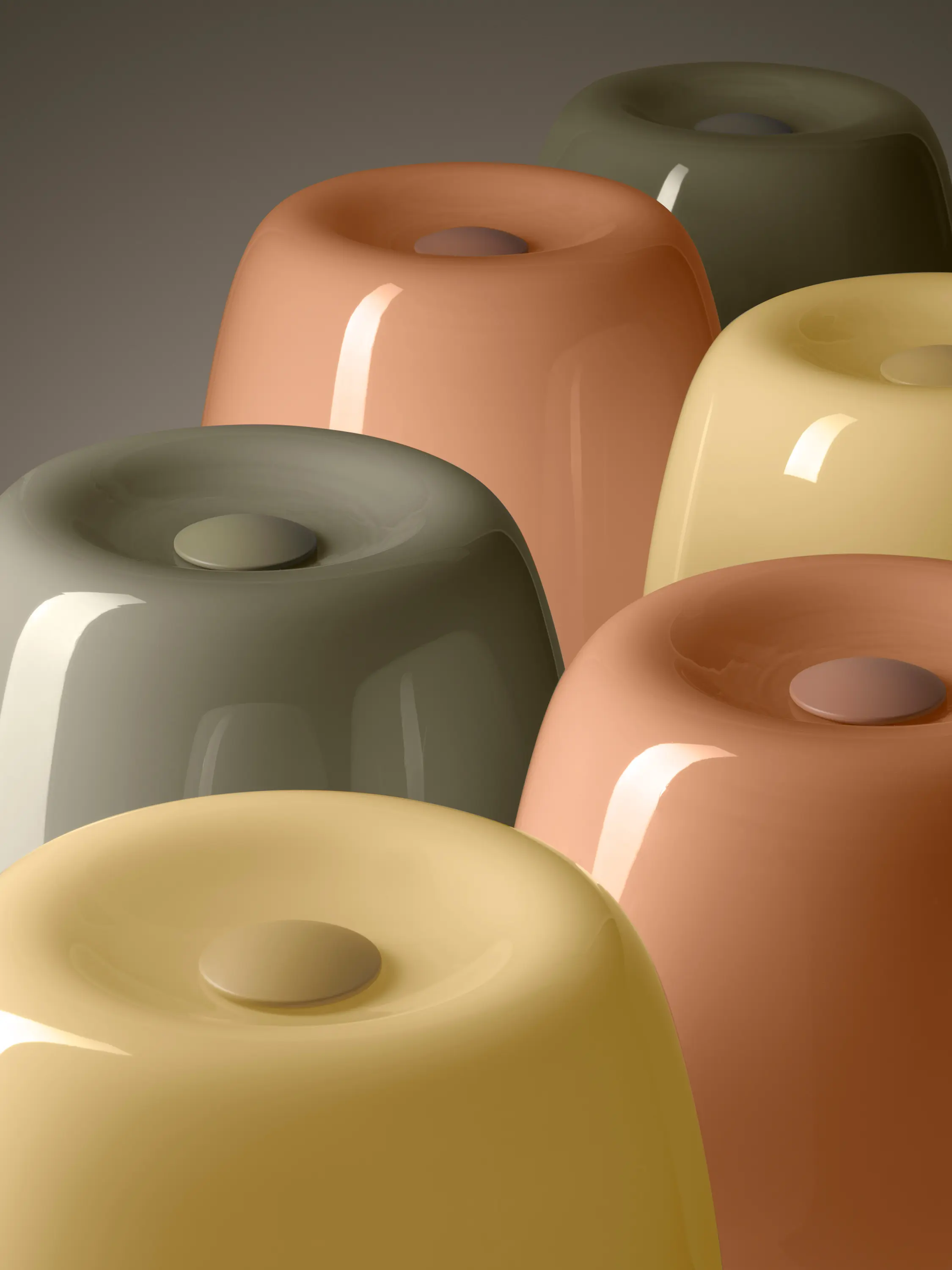 Foscarini - Lumiere Nuances tavolo piccola Creta