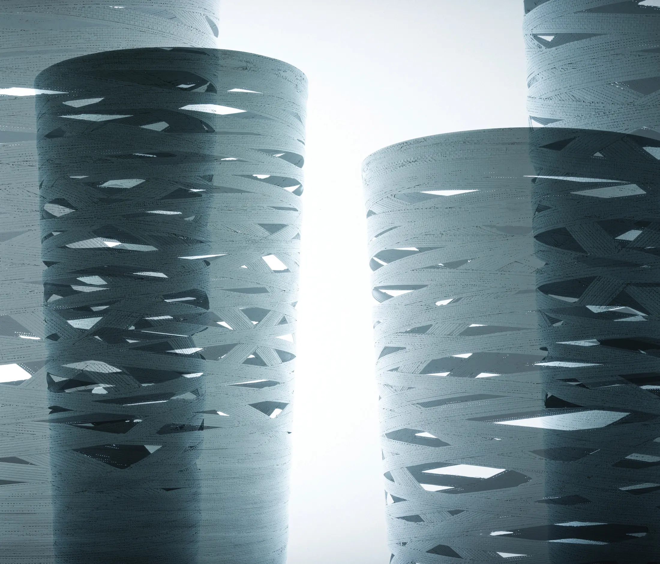 Foscarini - Tress sospensione piccola bianco