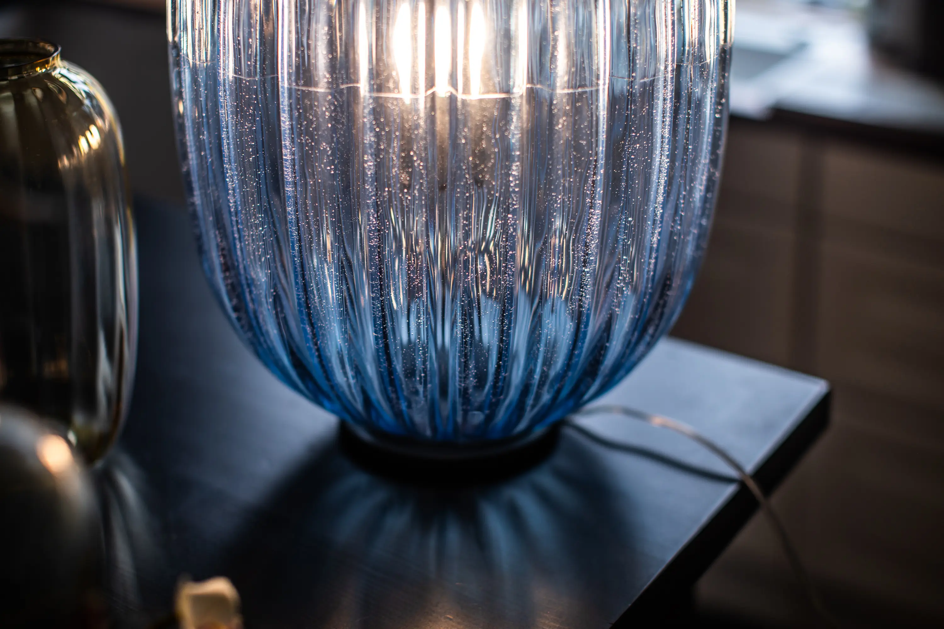 Foscarini - Plass Pendelleuchte Mittel Hellblau