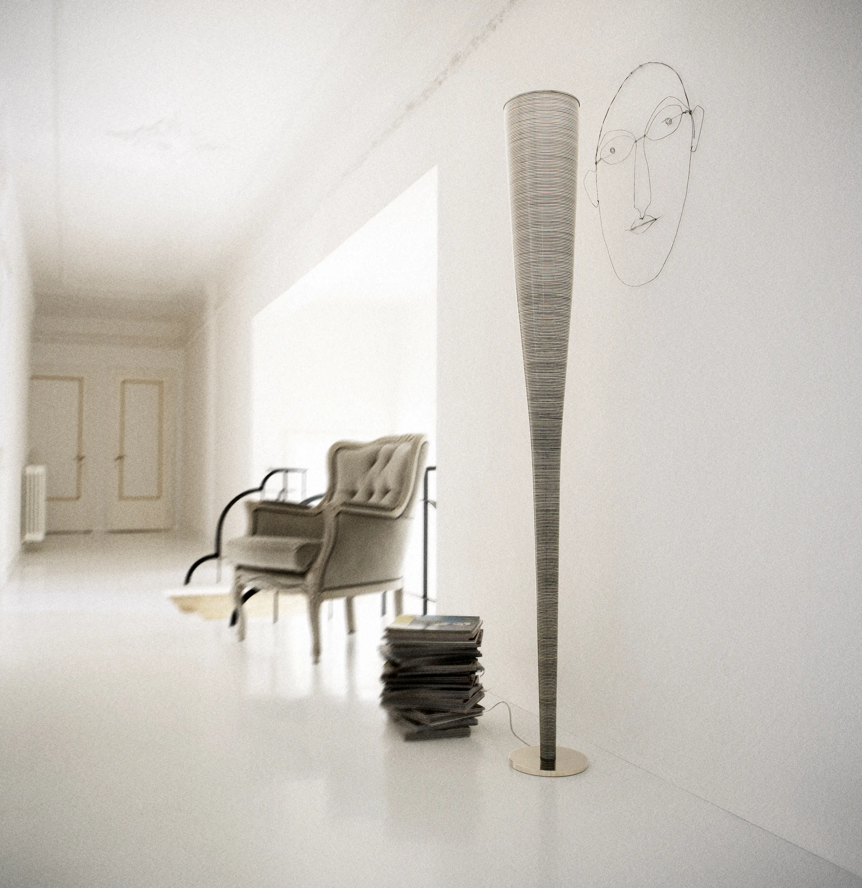 Foscarini - Mite sol LED noir