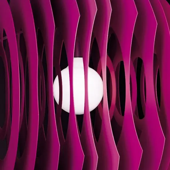 Foscarini - Supernova Pendelleuchte Fuchsie