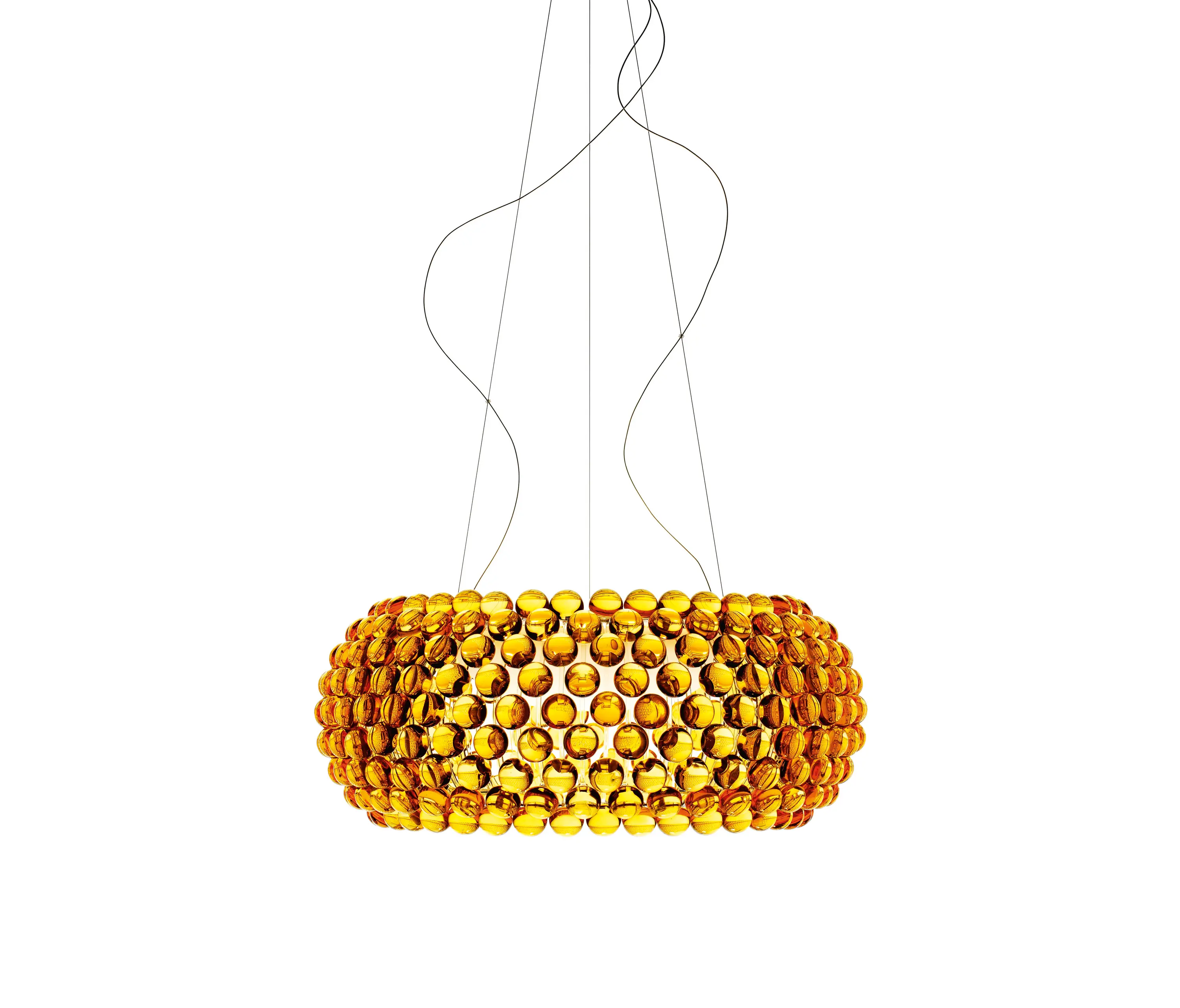 Foscarini - Caboche suspension big yellow-gold