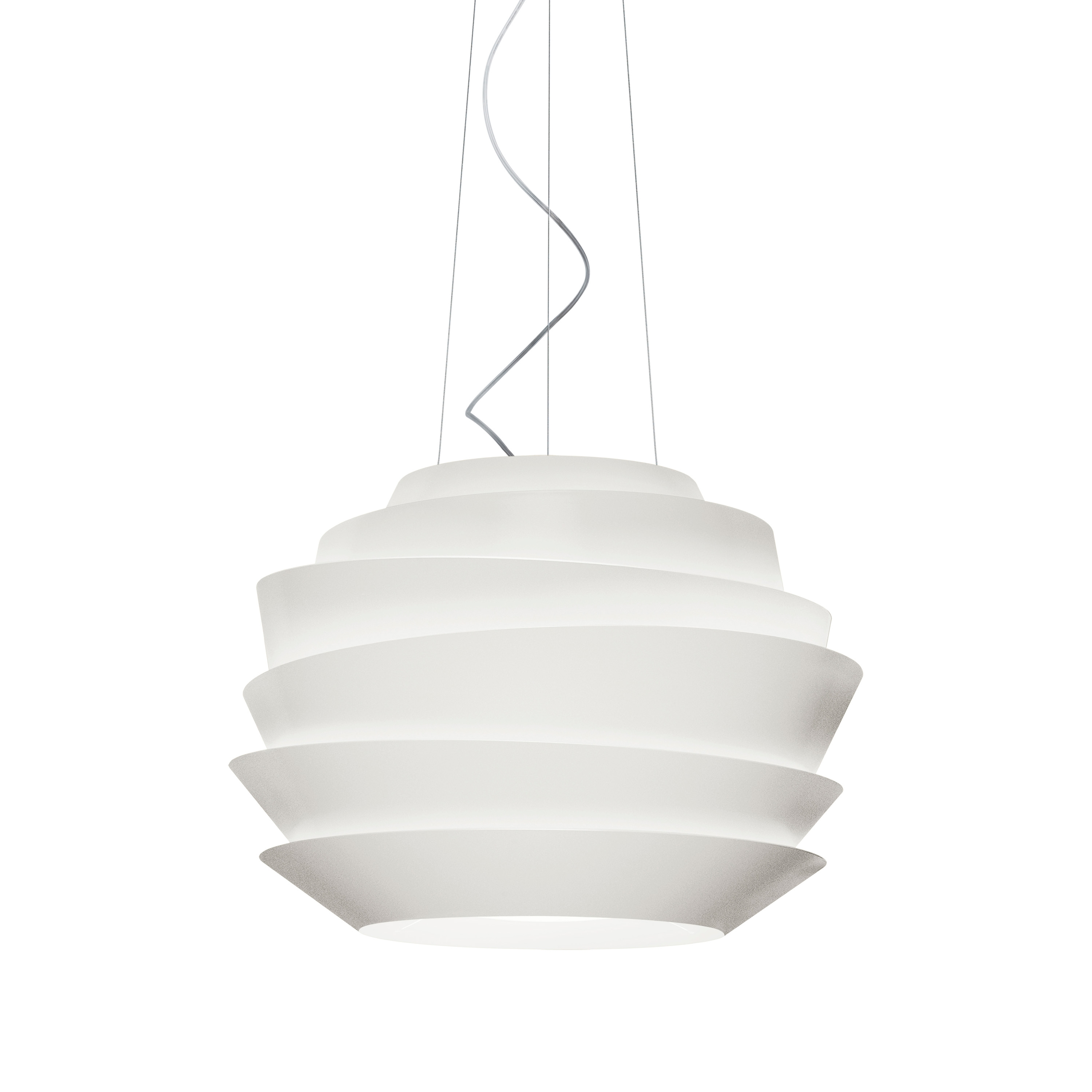 Display product Le Soleil suspension white from manufacturer Foscarini