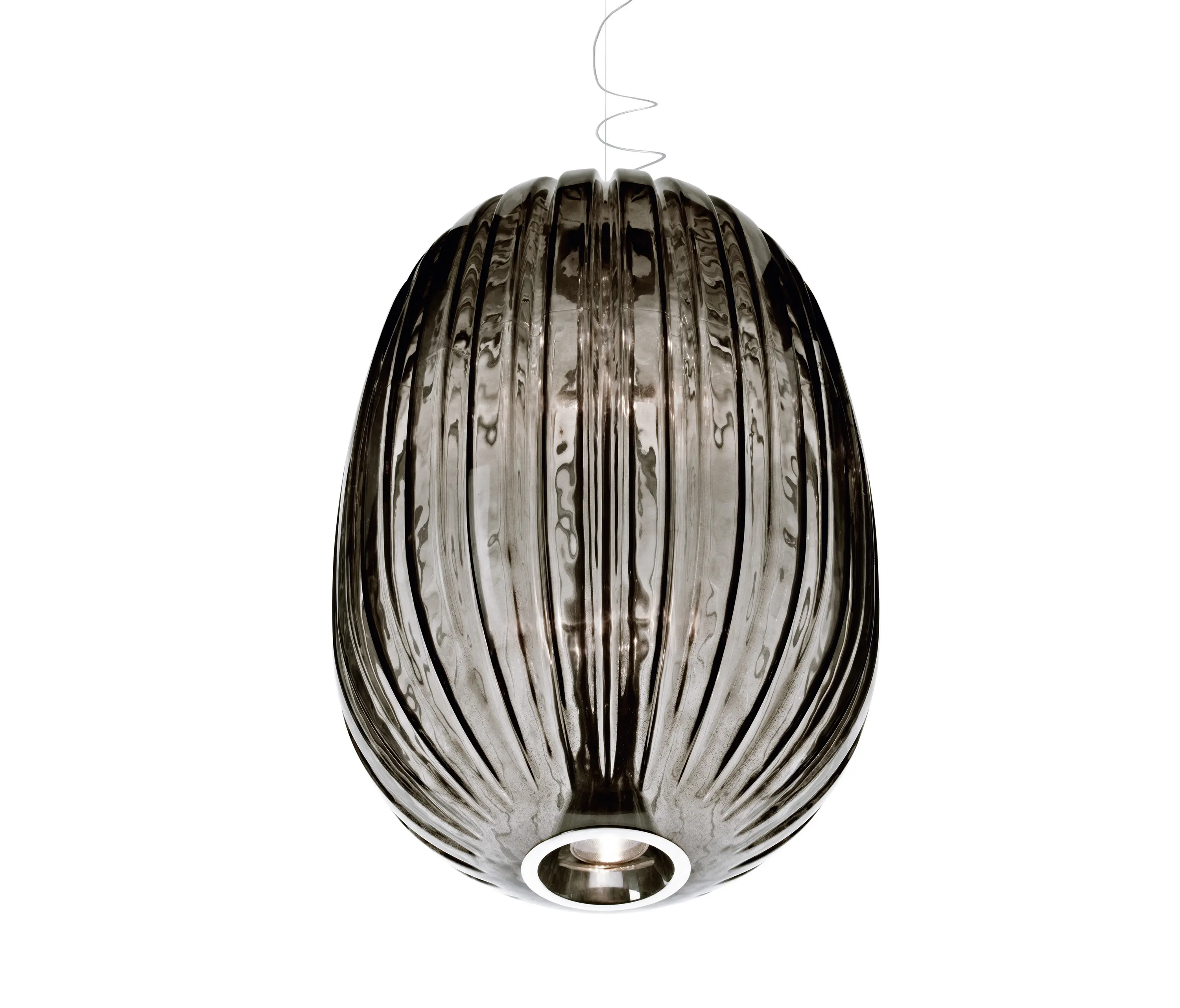 Foscarini - Plass suspension moyen gris