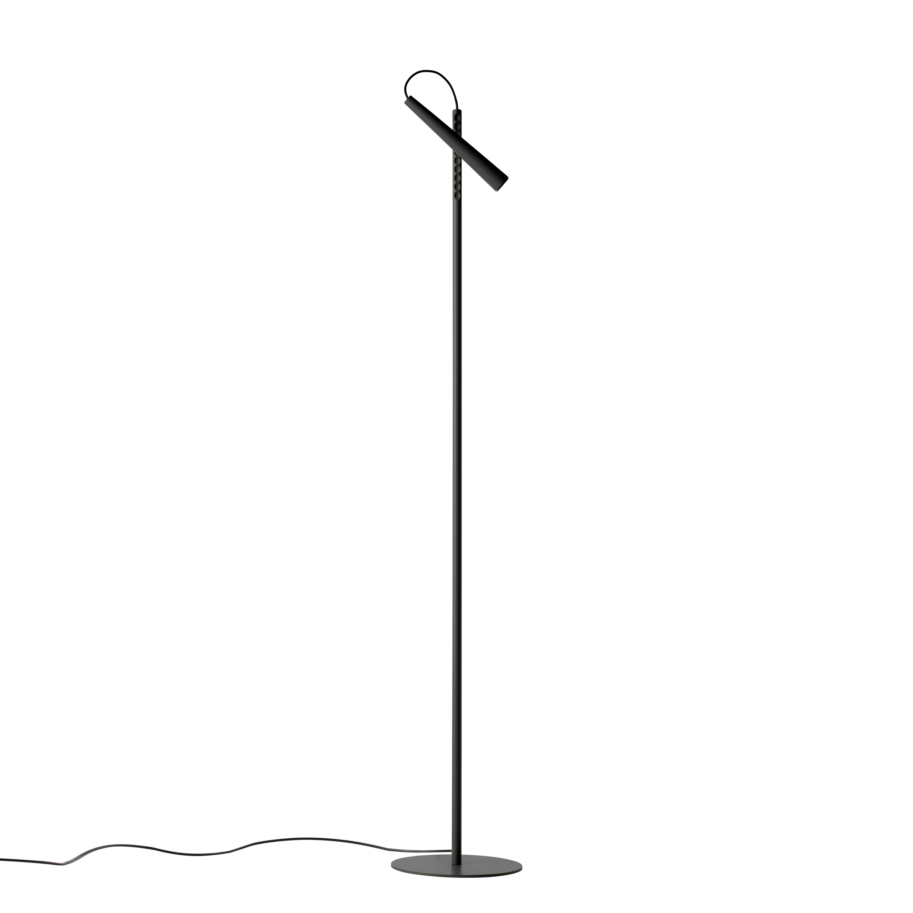 Display product Magneto floor black from manufacturer Foscarini