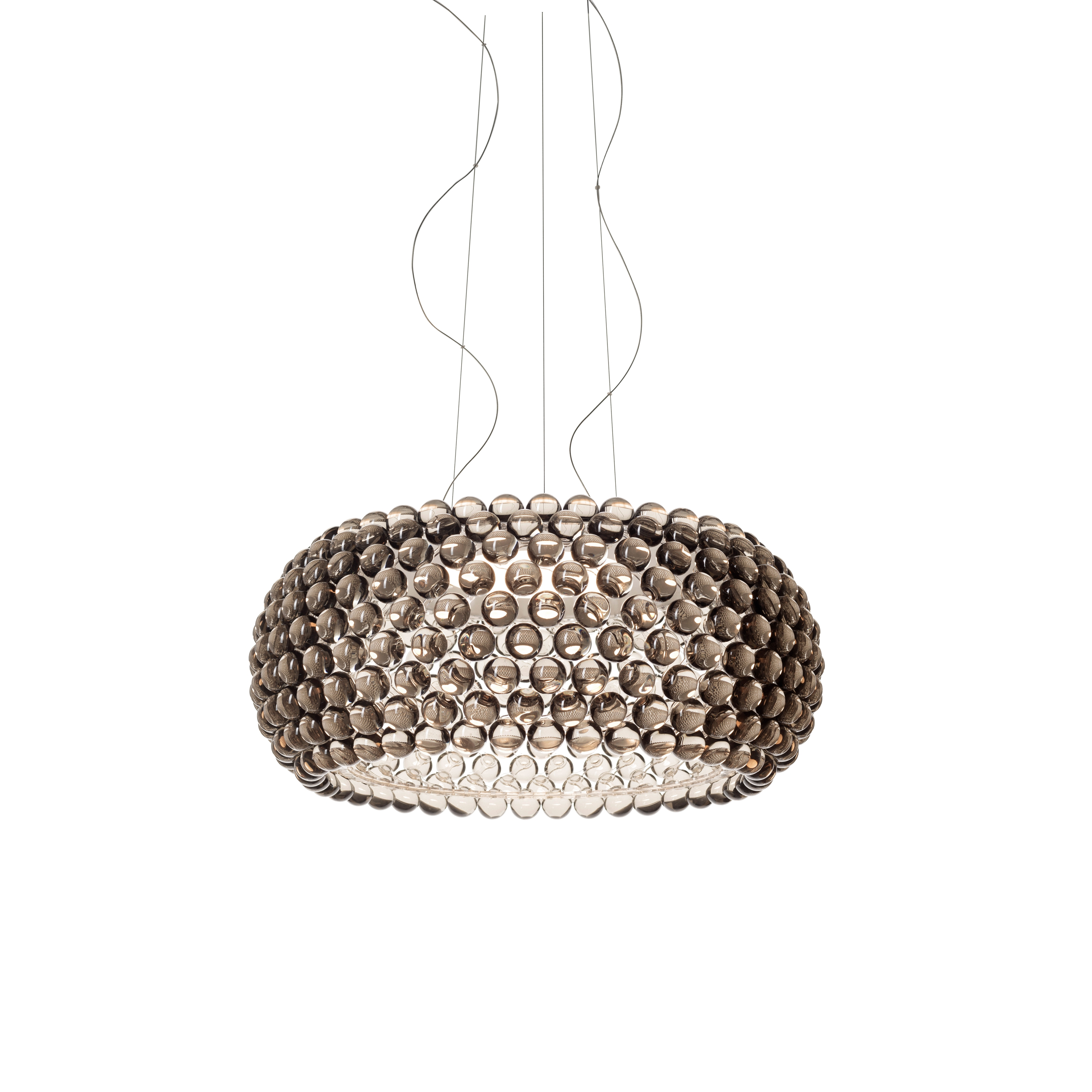 Caboche Plus suspension big LED grey