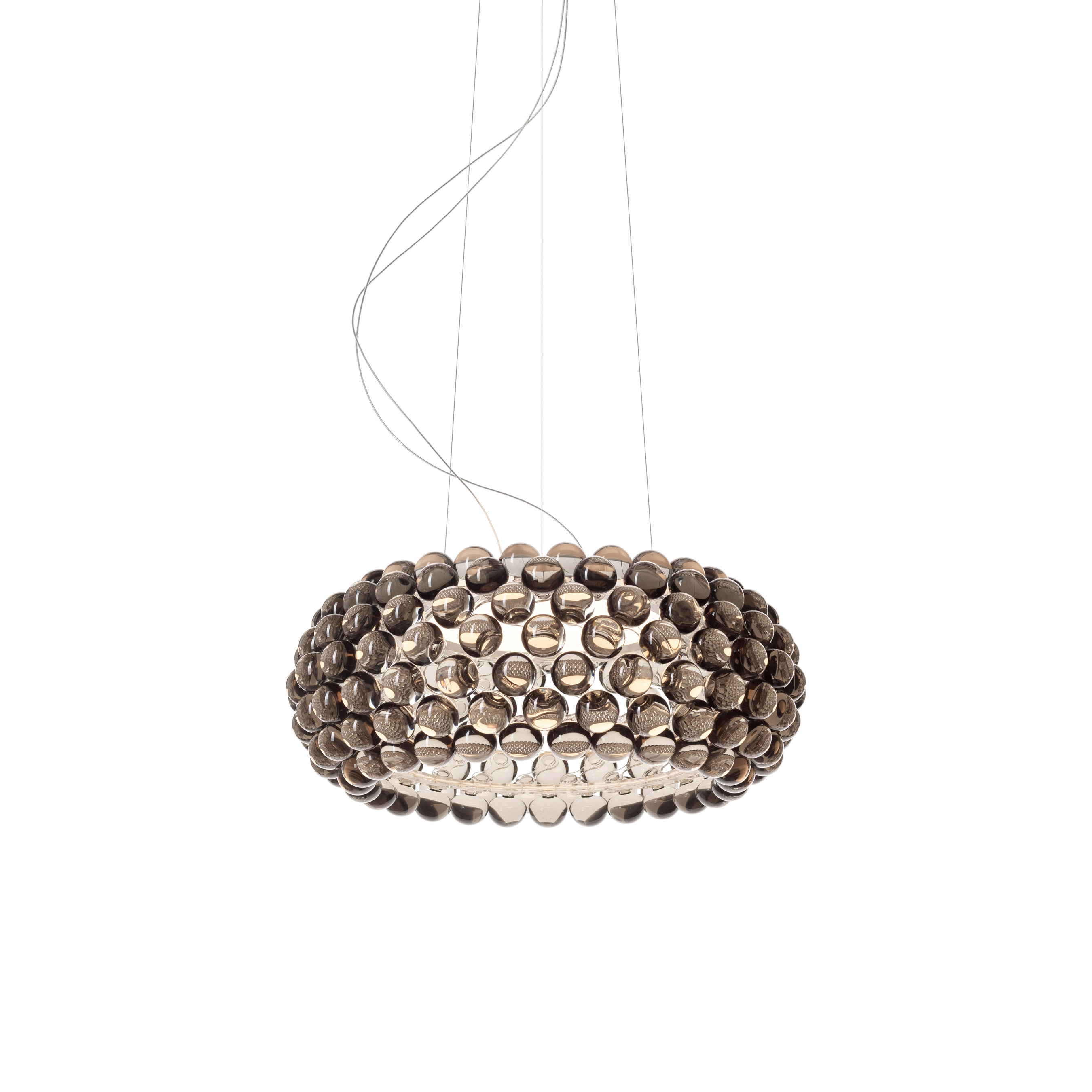 Caboche Plus sospensione media LED grigio
