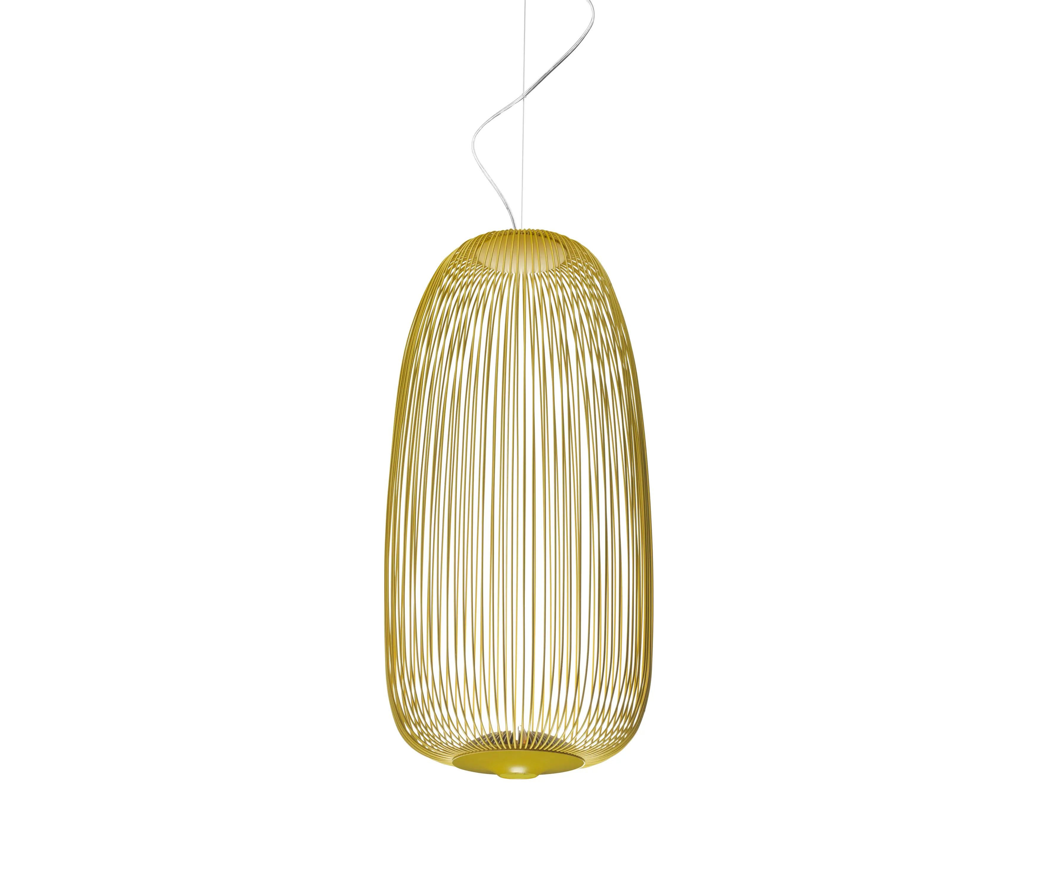 Foscarini - Spokes 1 Pendelleuchte goldgelb
