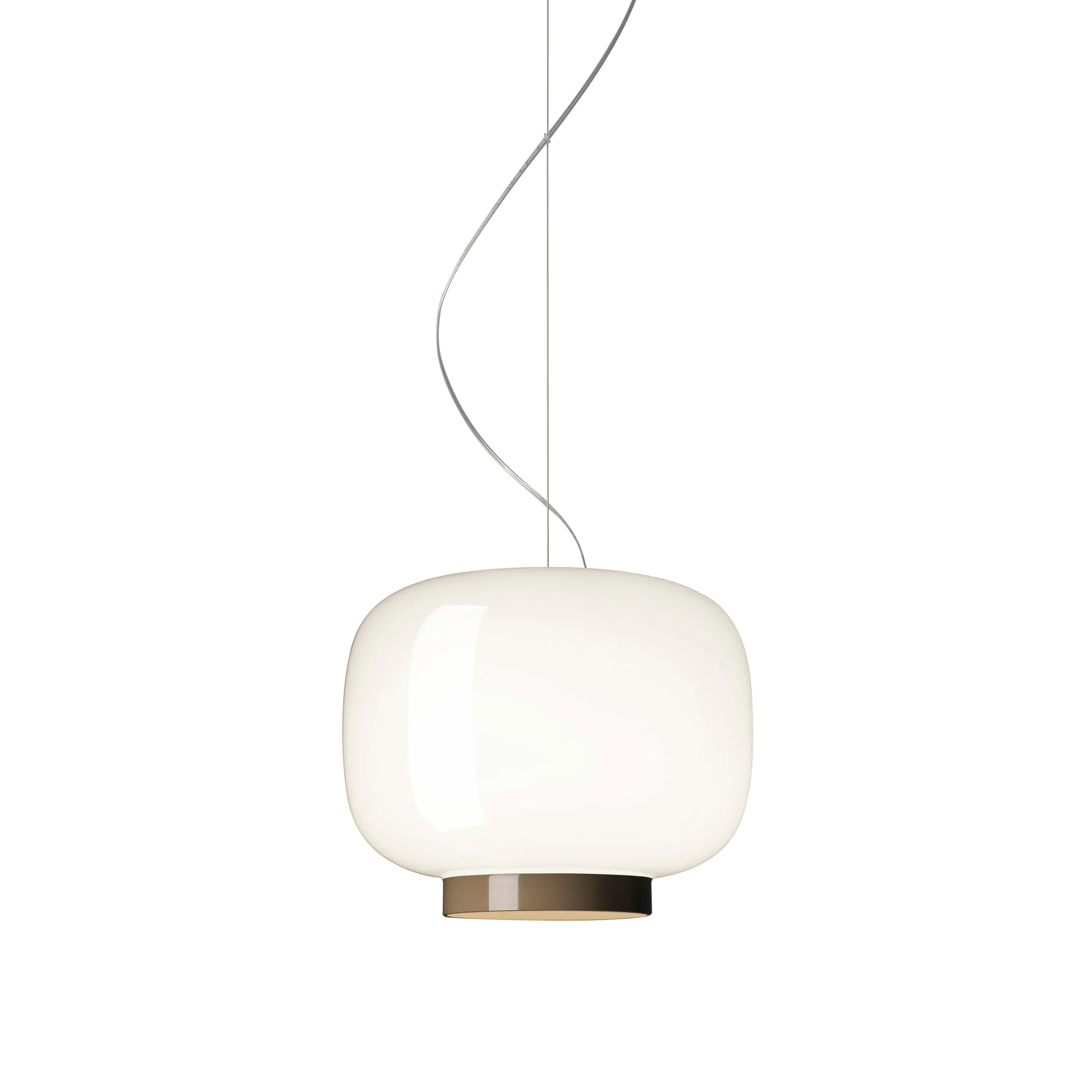 Foscarini - Chouchin 3 Reverse Pendelleuchte Weiss-grau