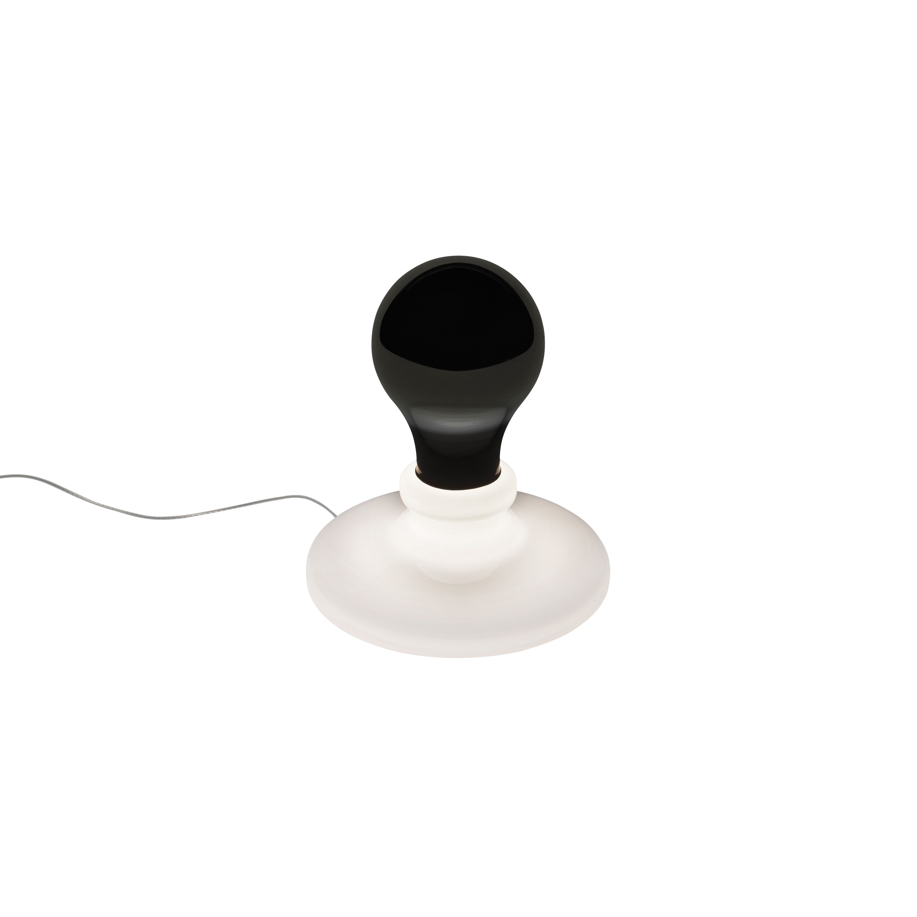 Mostra il prodotto Light Bulb tavolo bianco/nero del produttore Foscarini