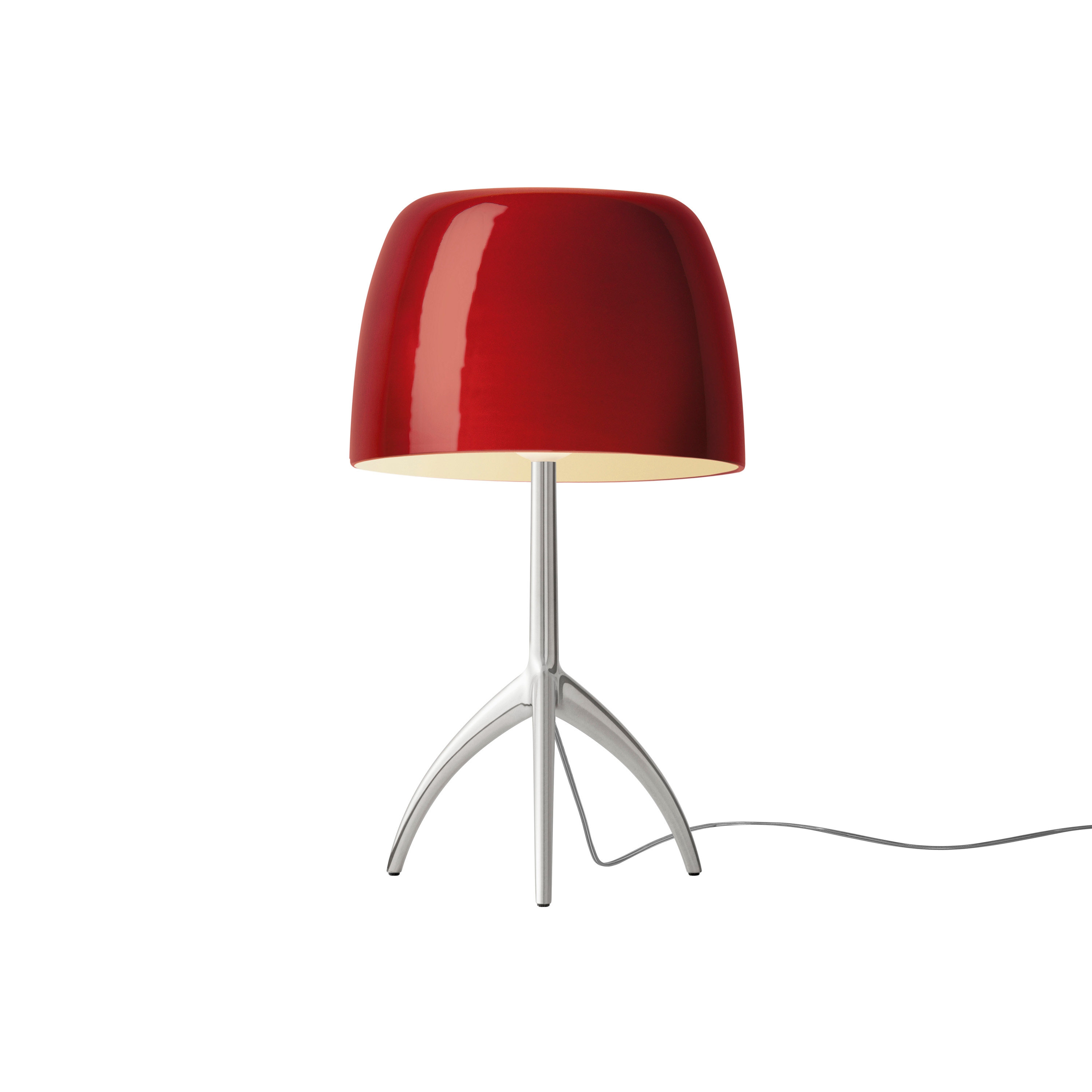 Display product Lumiere table large cherry red from manufacturer Foscarini