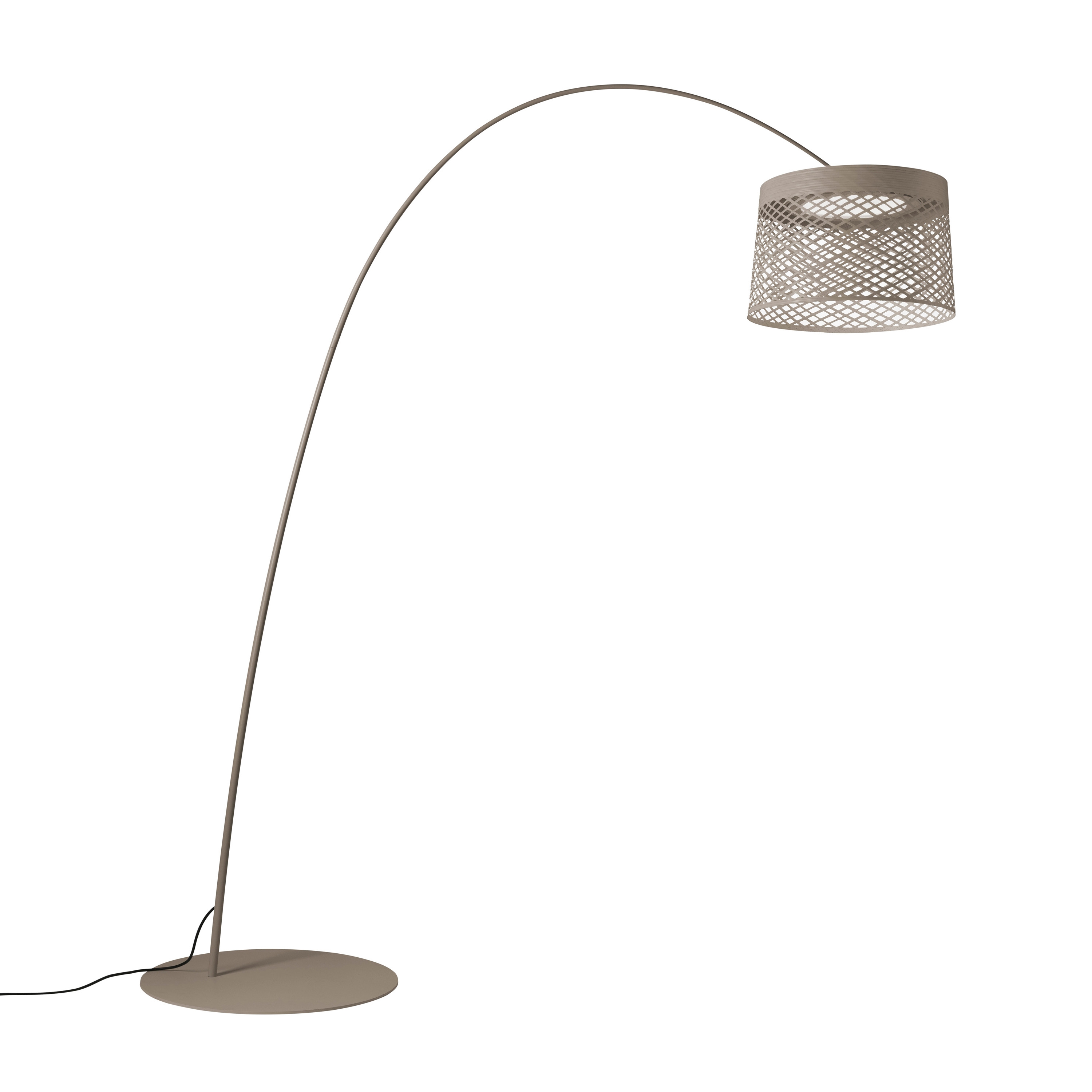 Display product Twiggy Grid Outdoor floor greige from manufacturer Foscarini