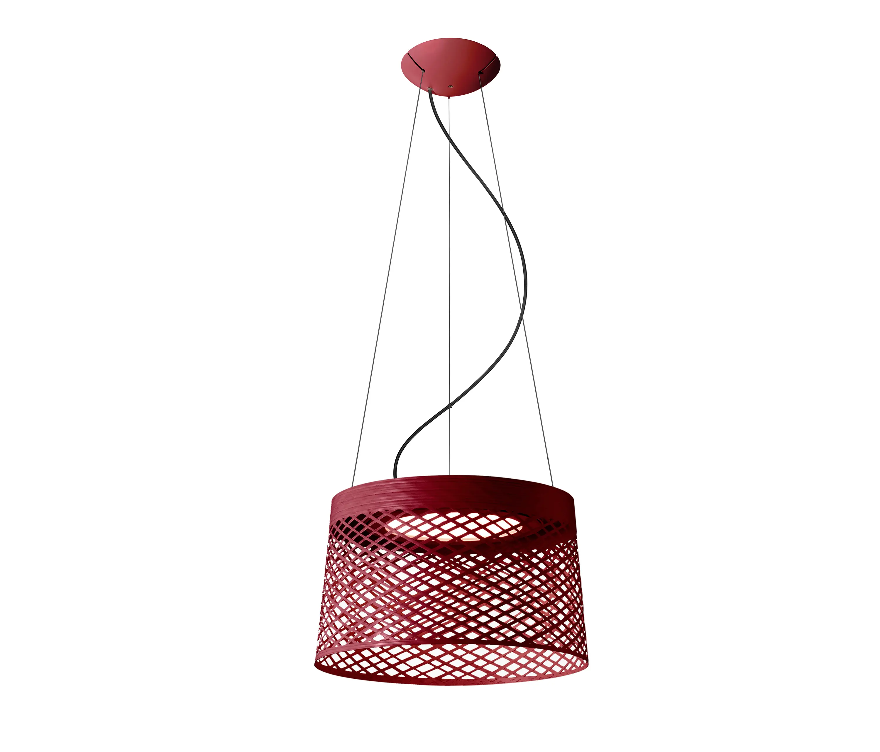 Foscarini - Twiggy Grid Outdoor Pendeleuchte Karmin