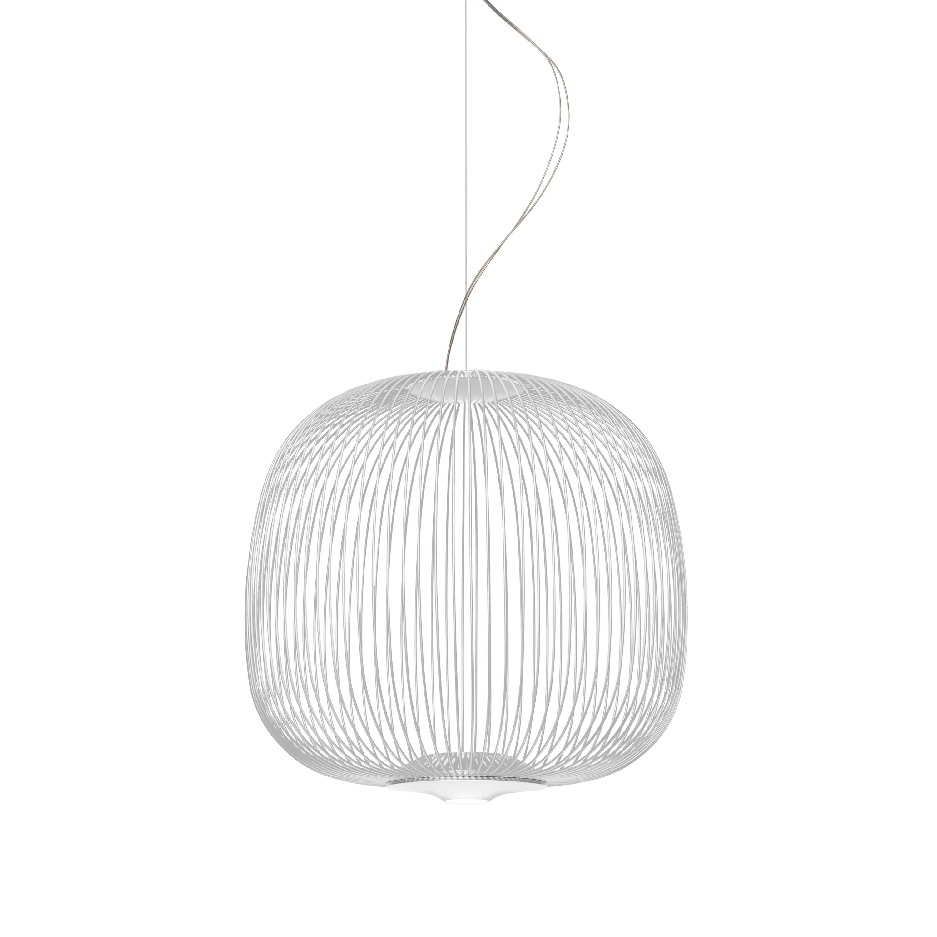 Foscarini - Spokes 2 Midi Pendelleuchte weiss