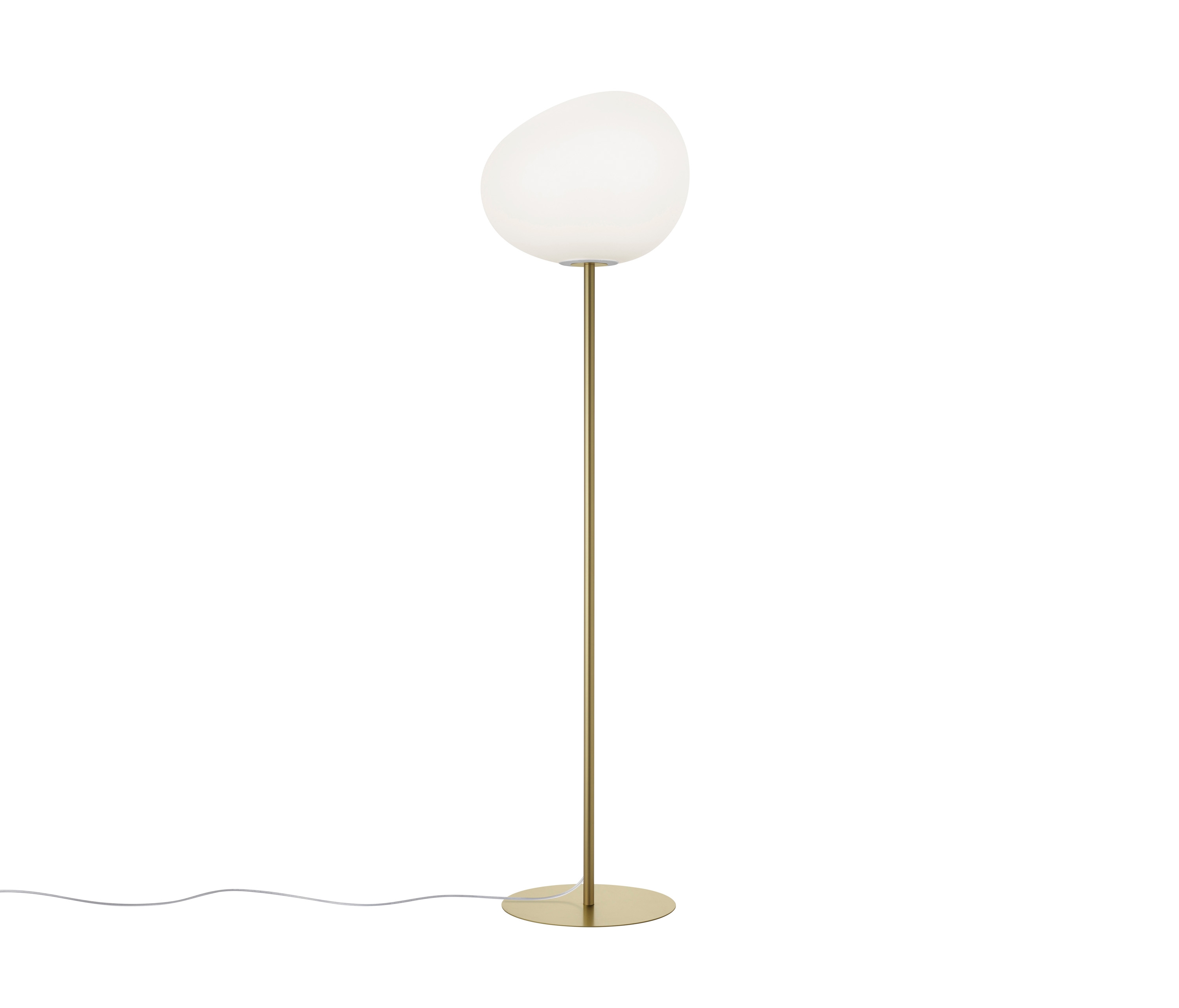 Display product Gregg floor large high gold from manufacturer Foscarini