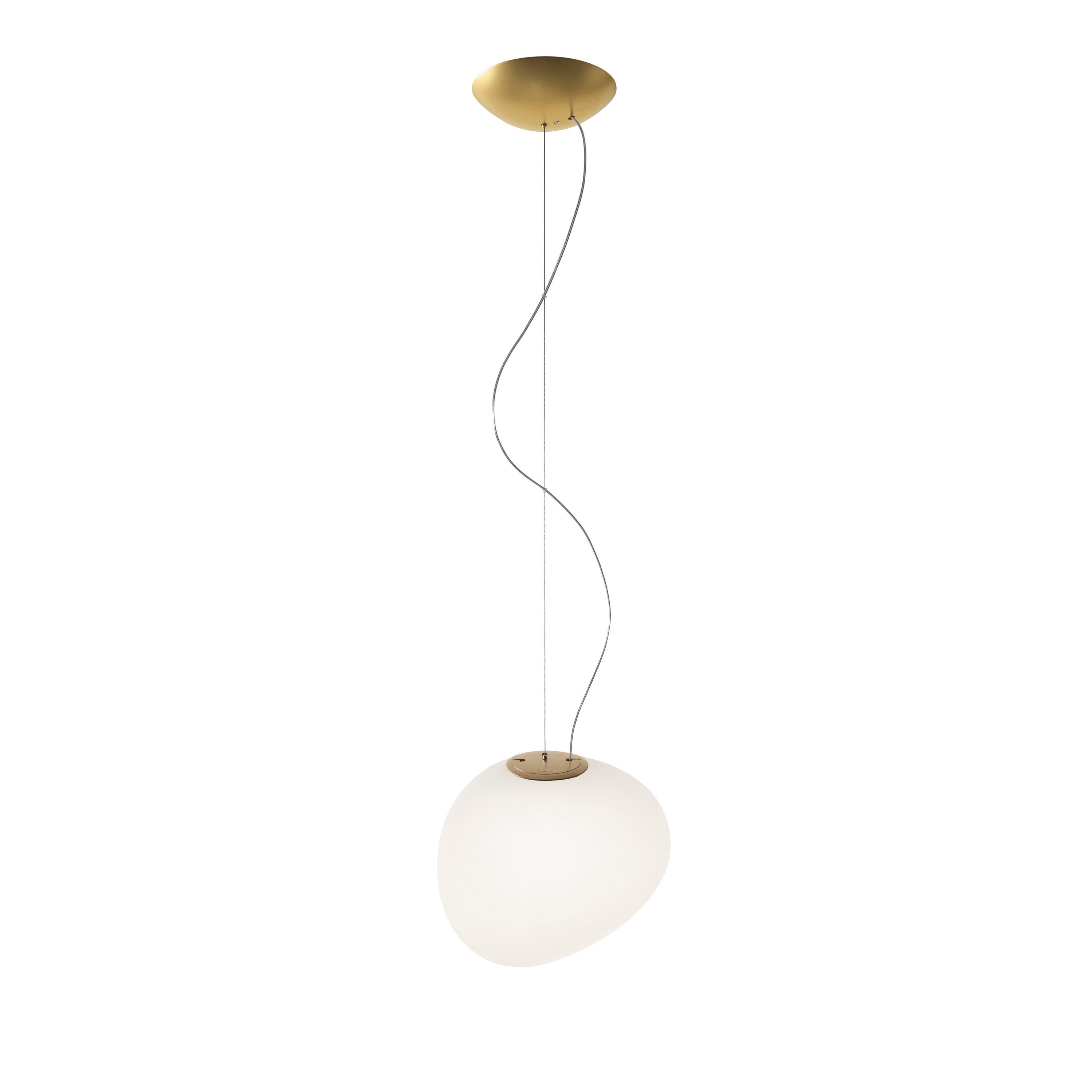 Mostrar el producto Gregg Midi colgantes oro del fabricante Foscarini