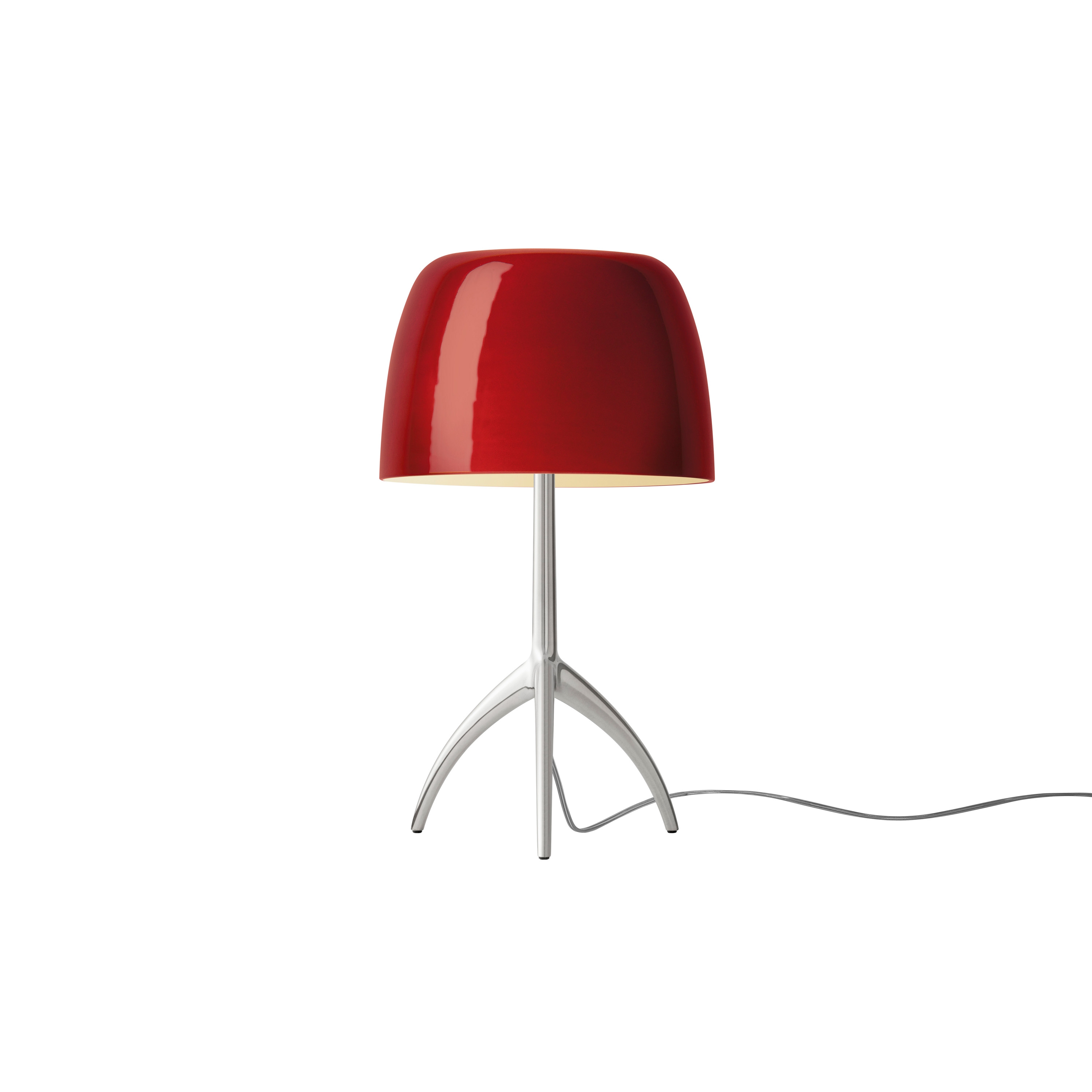 Display product Lumiere table small cherry red from manufacturer Foscarini