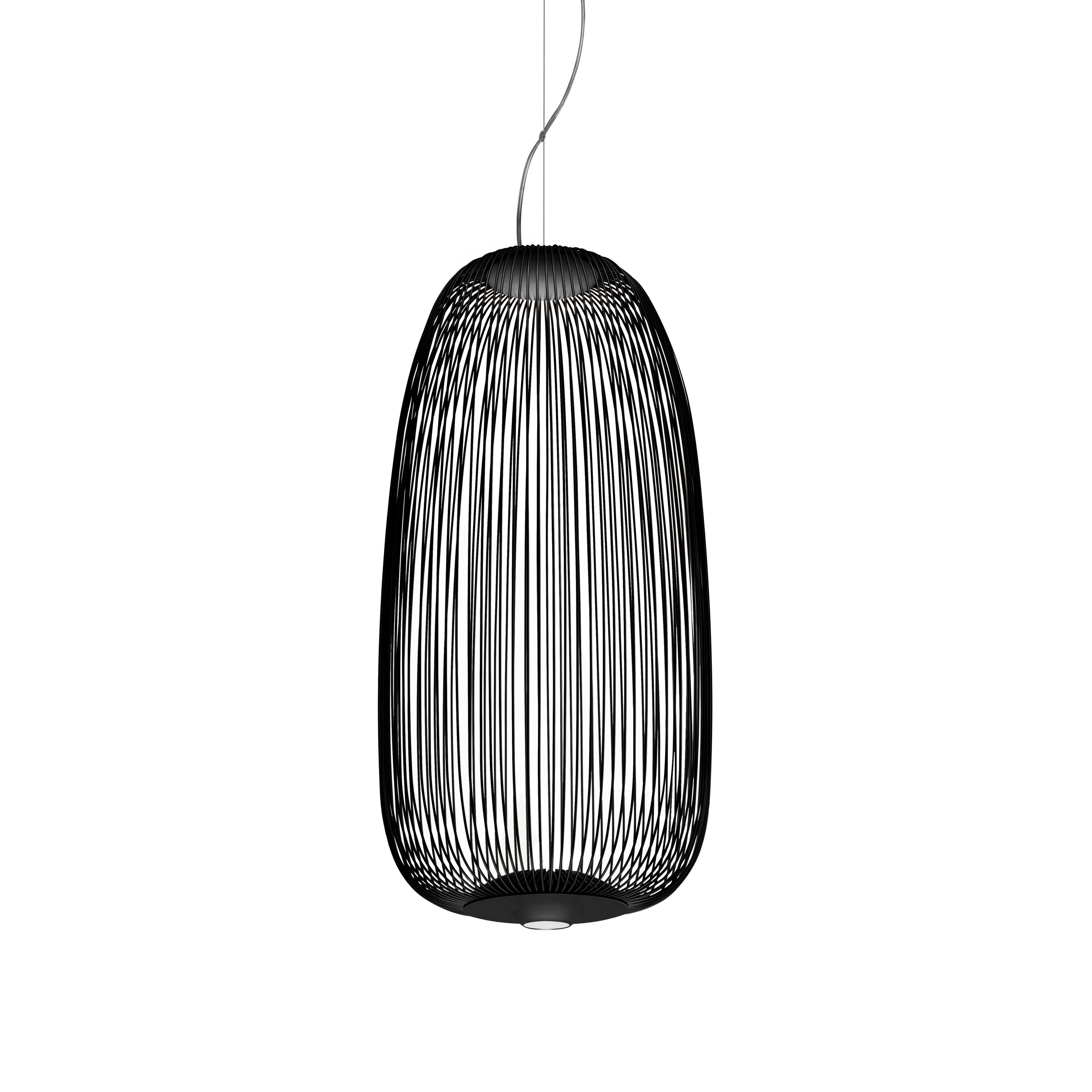 Mostra il prodotto Spokes 1 sospensione nero del produttore Foscarini