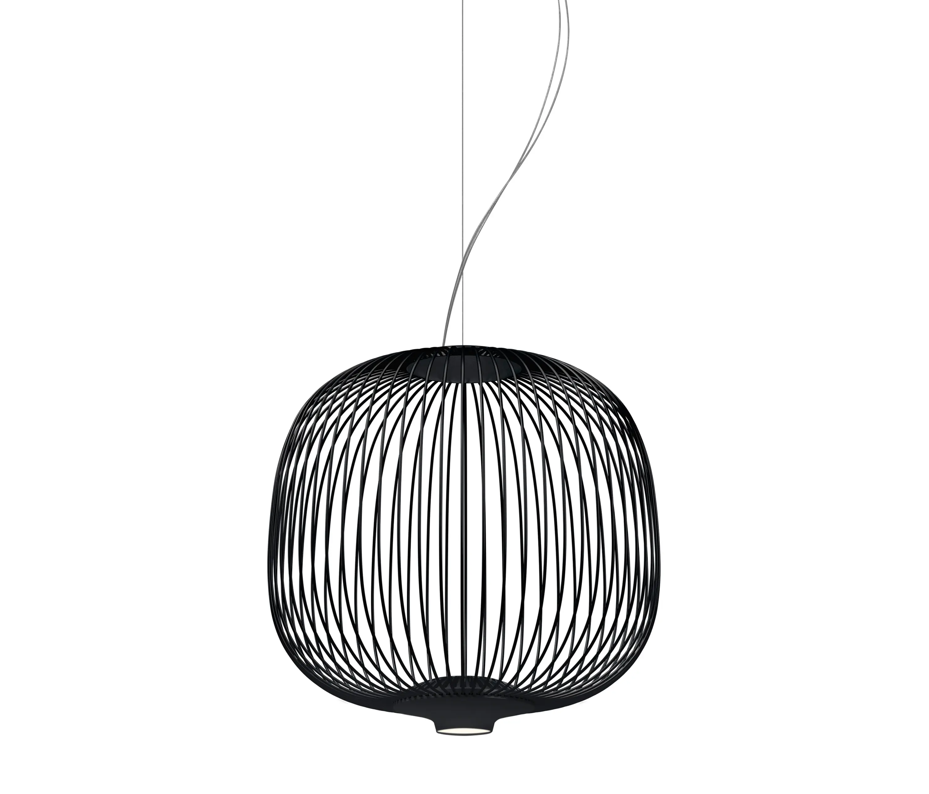 Foscarini - Spokes 2 sospensione piccolo nero