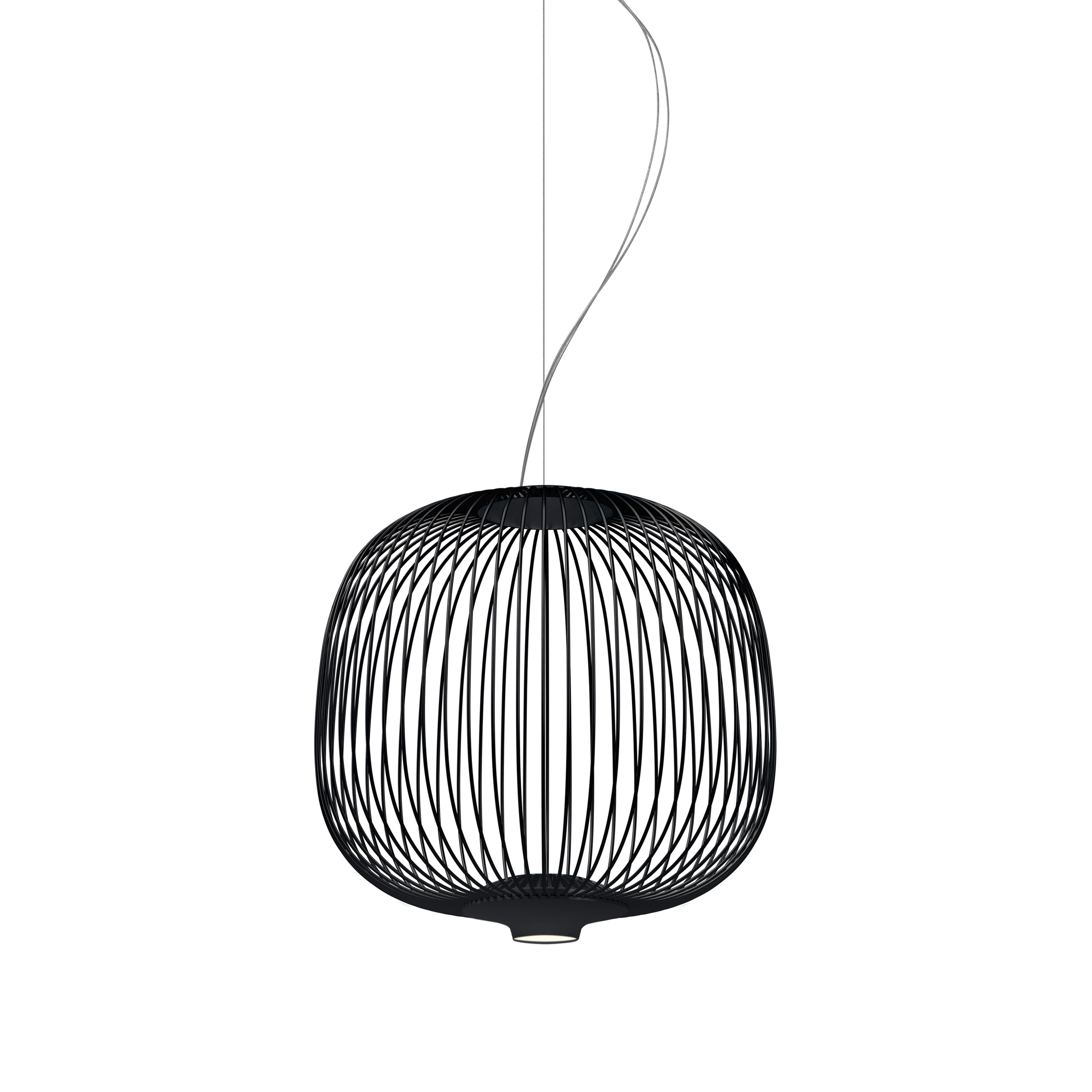 Produkt Spokes 2 Suspension Klein Schwarz des Herstellers Foscarini anzeigen