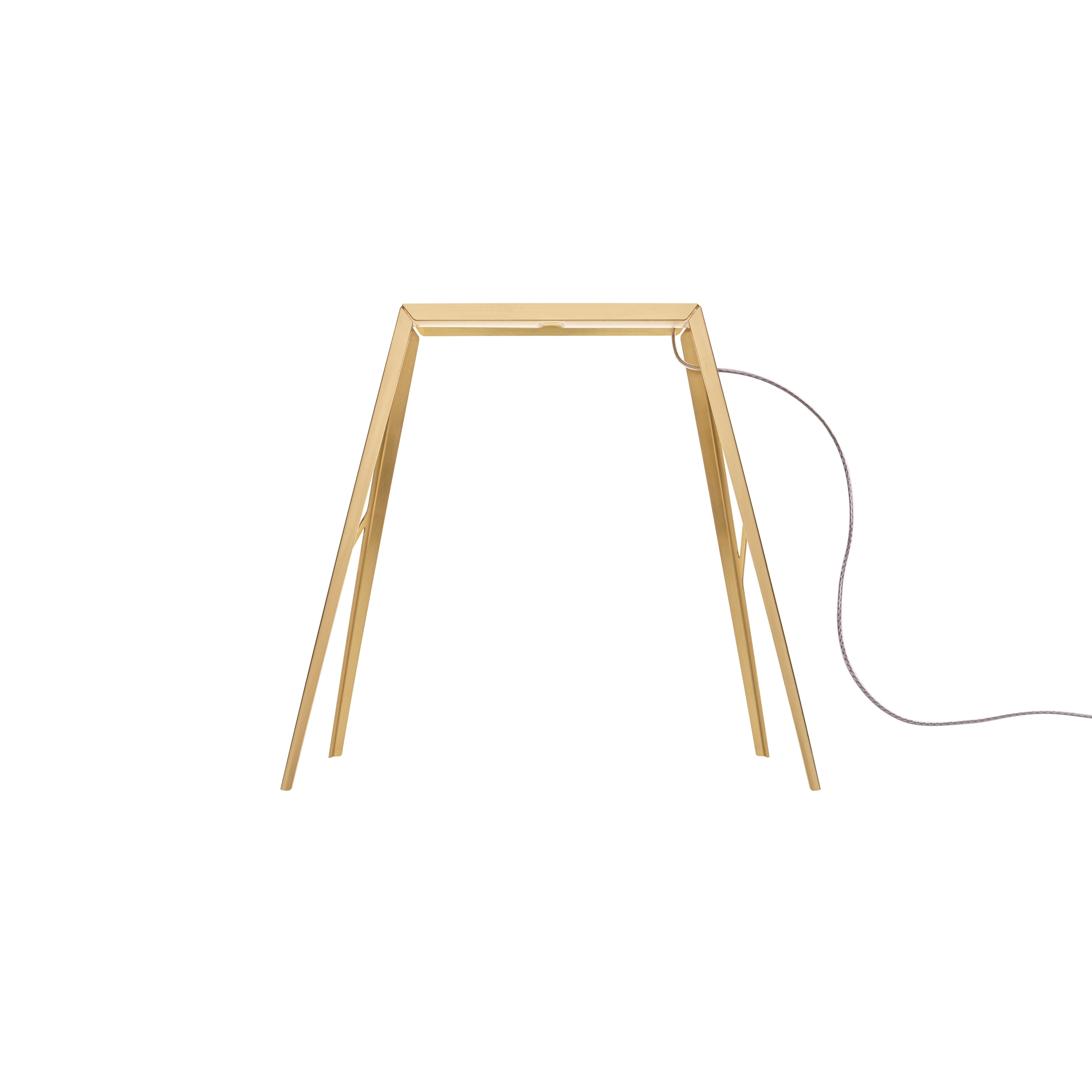 Display product Bridge 2 table brass from manufacturer Foscarini