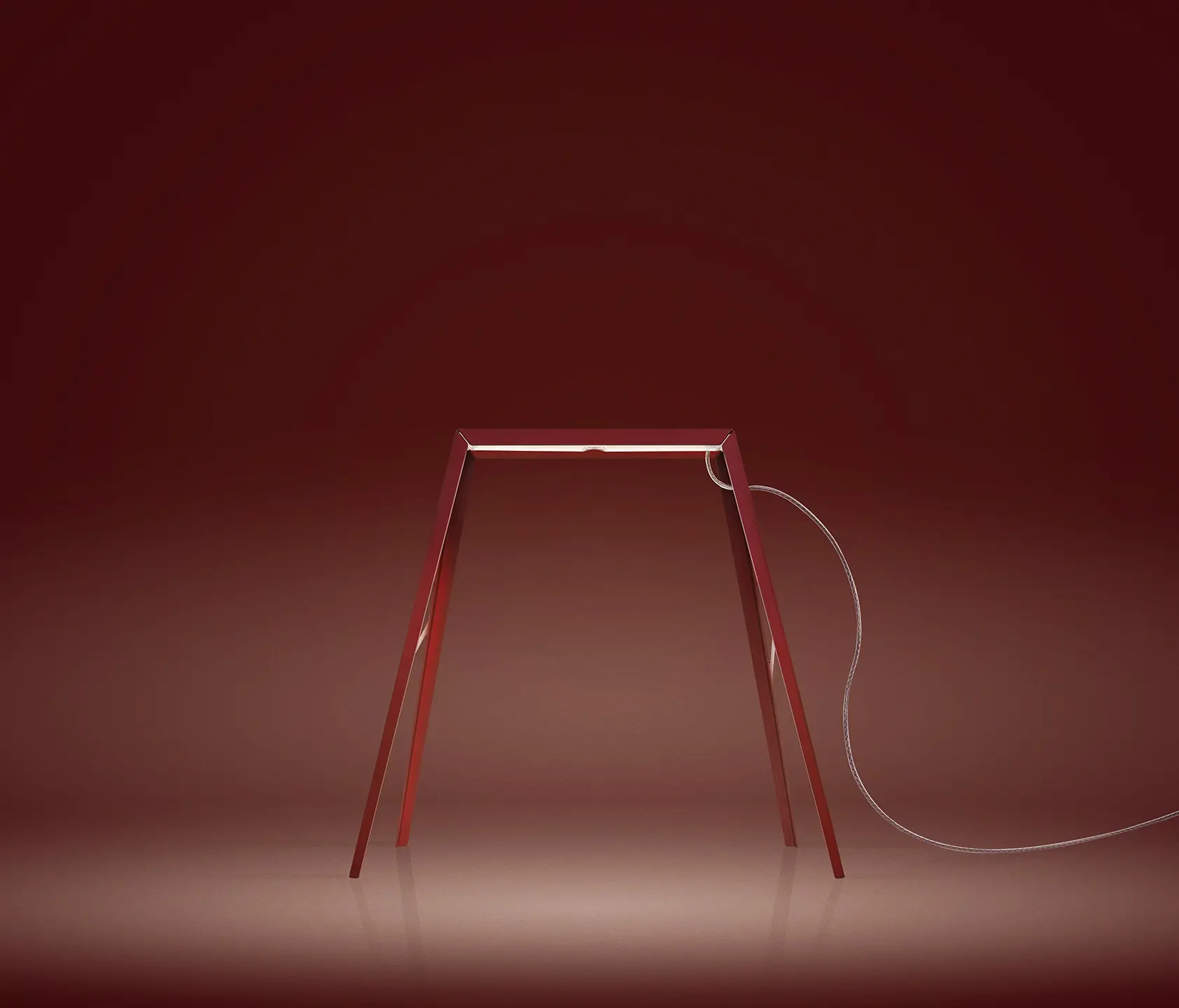 Foscarini - Bridge 2 table dark red
