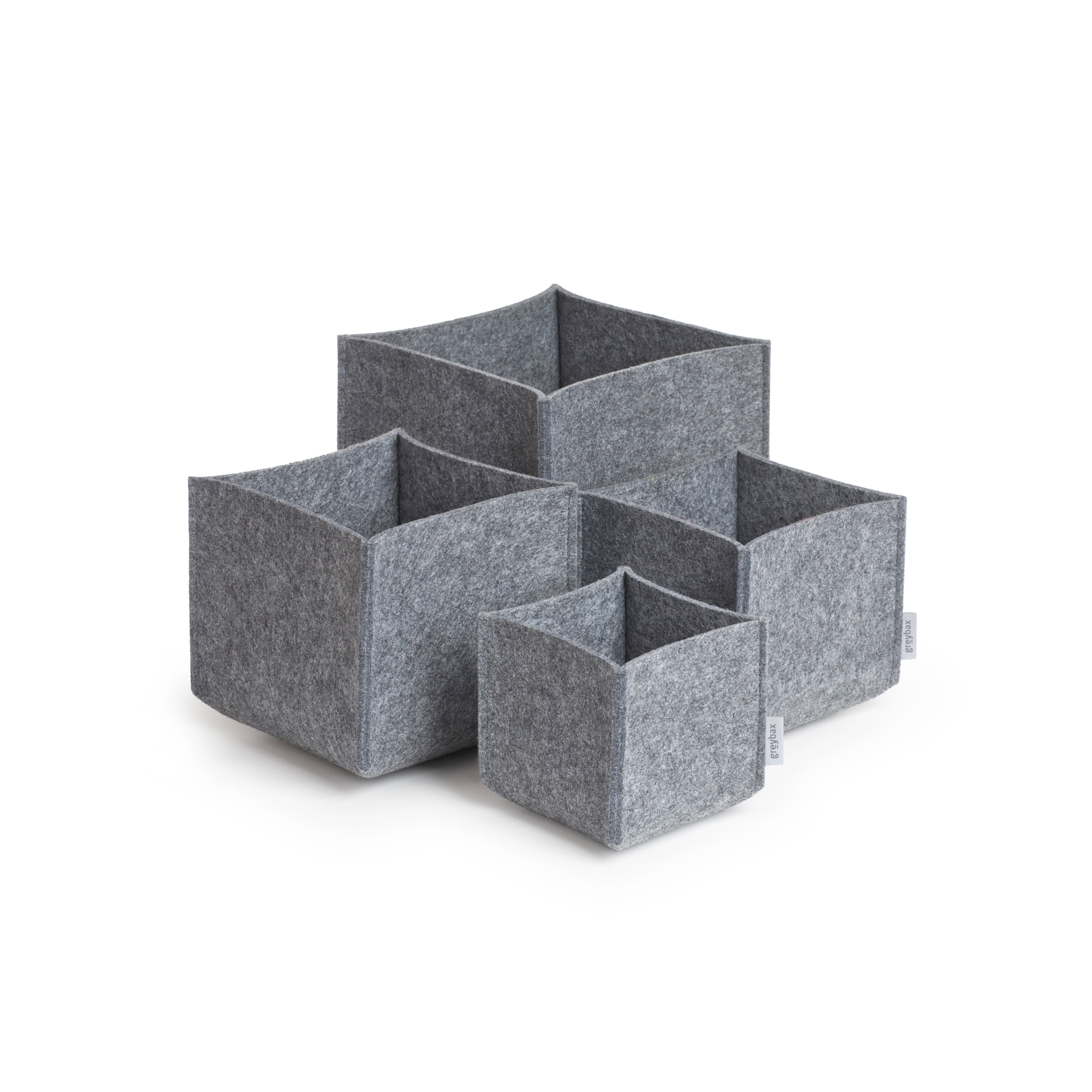 Display product Square Set multi purpose boxes from manufacturer greybax