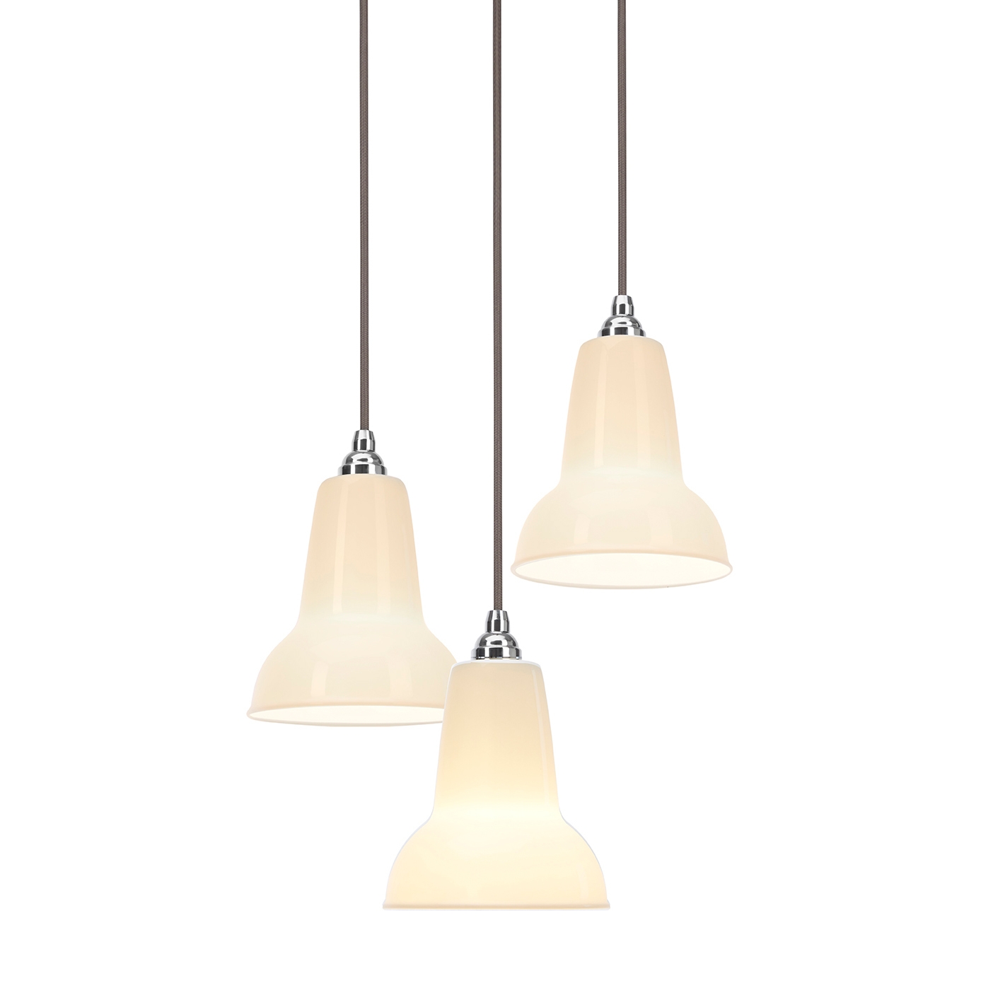 Vertoon produk Original 1227™ Mini Ceramic Pendant Cluster van vervaardiger Anglepoise