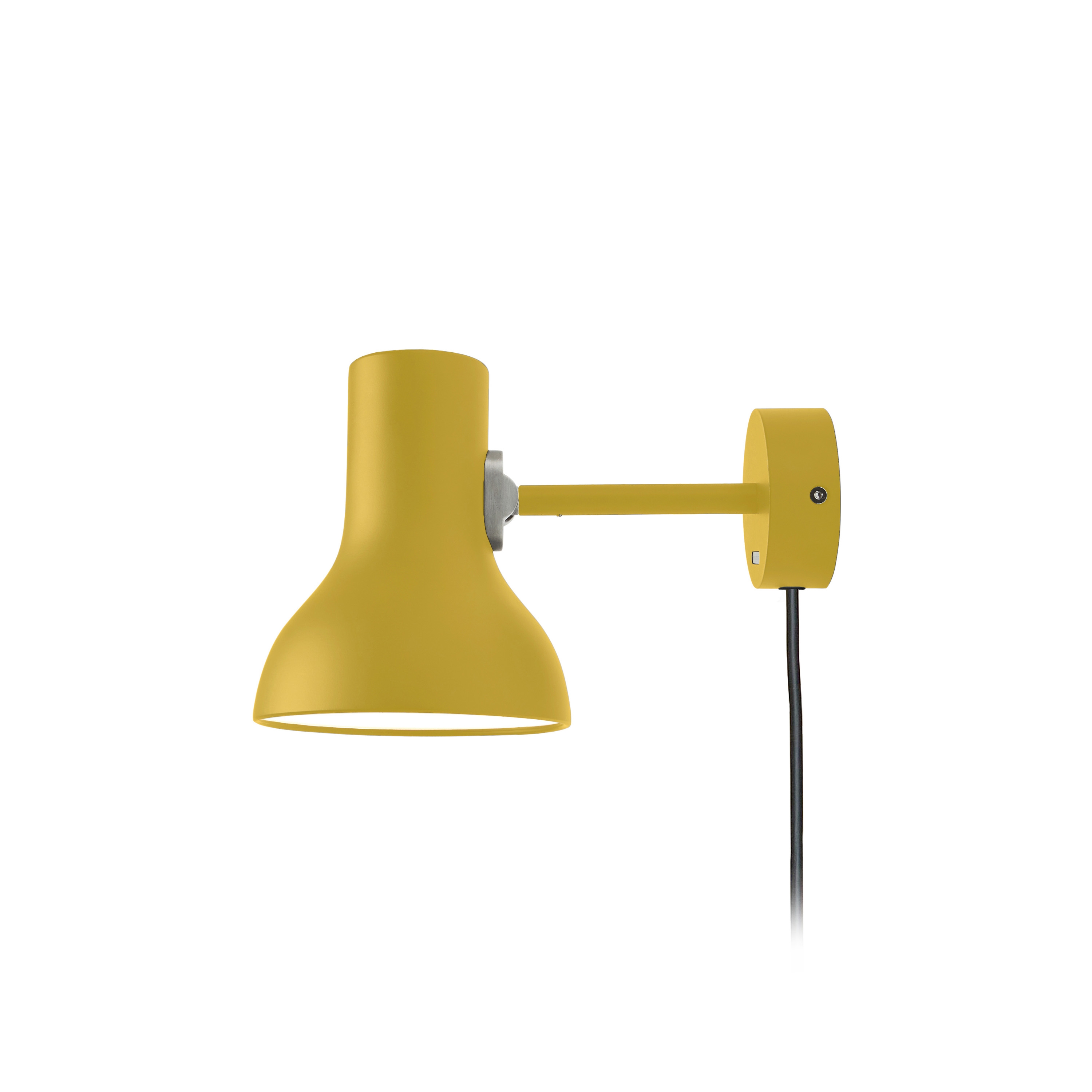 Type 75™ Mini Wall light, Margaret Howell Edition, Ochre Yellow - With cable and plug