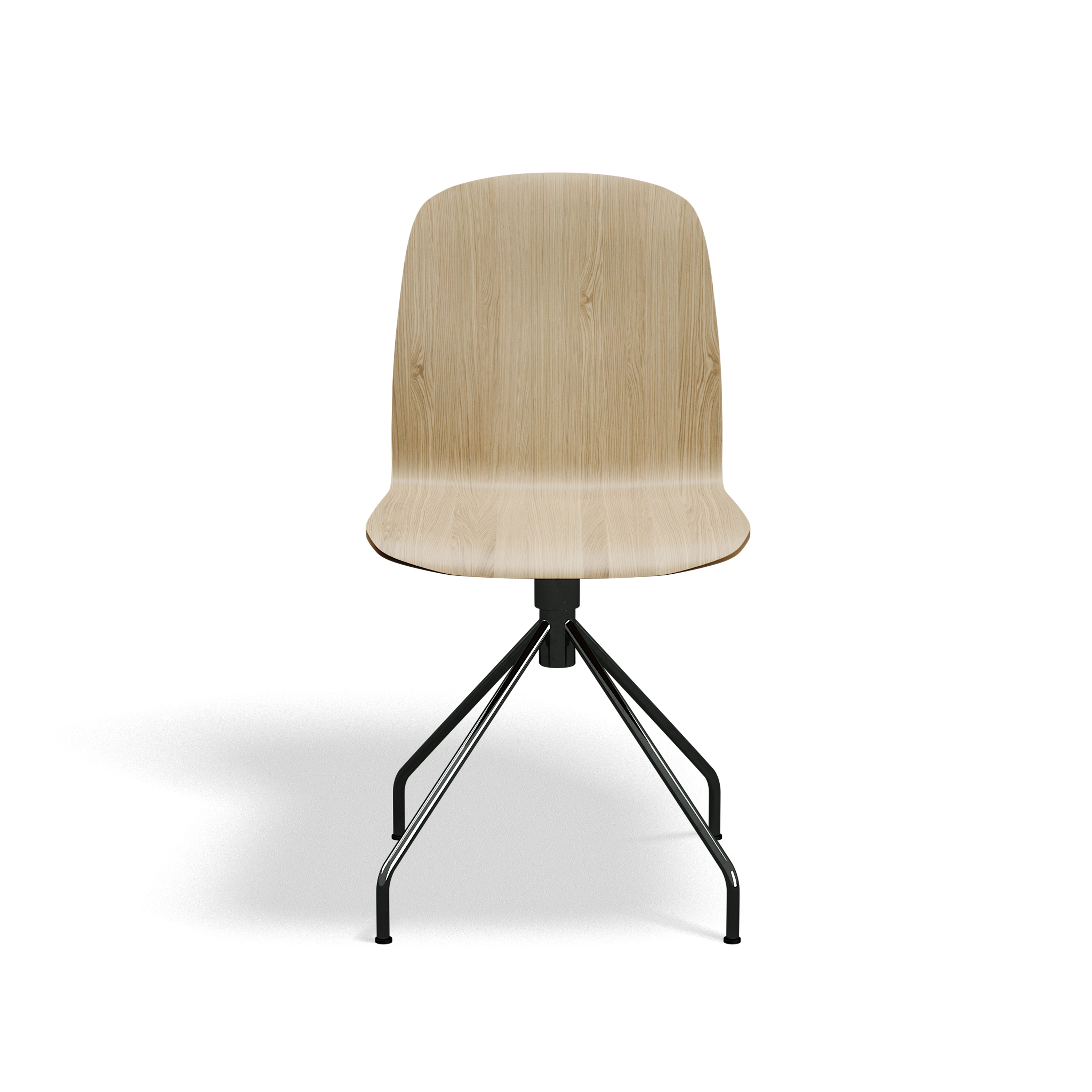 Display product Boston Chair - Oak/Swivel Chrome from manufacturer Askman Design