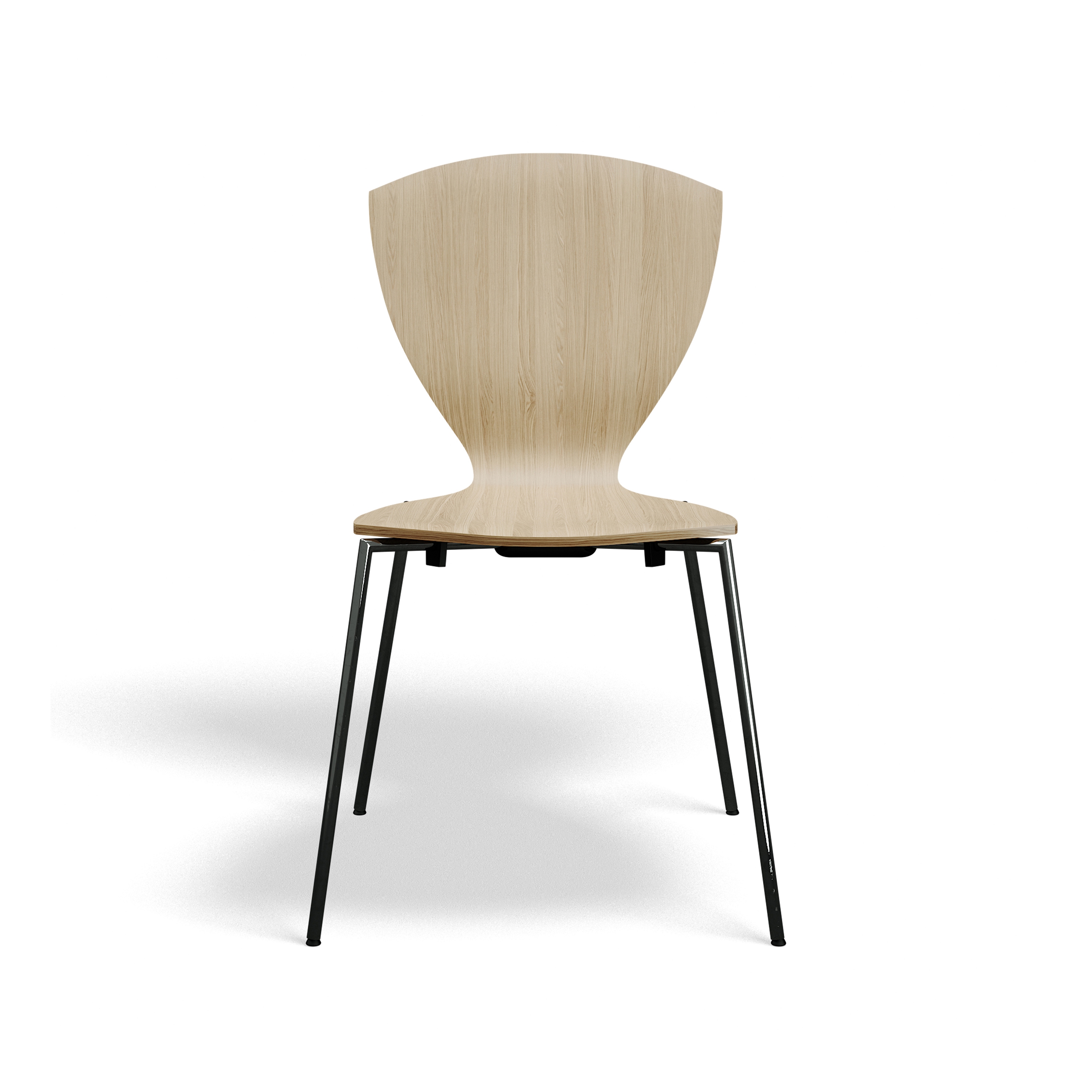 Fly Chair - Oak/Chrome