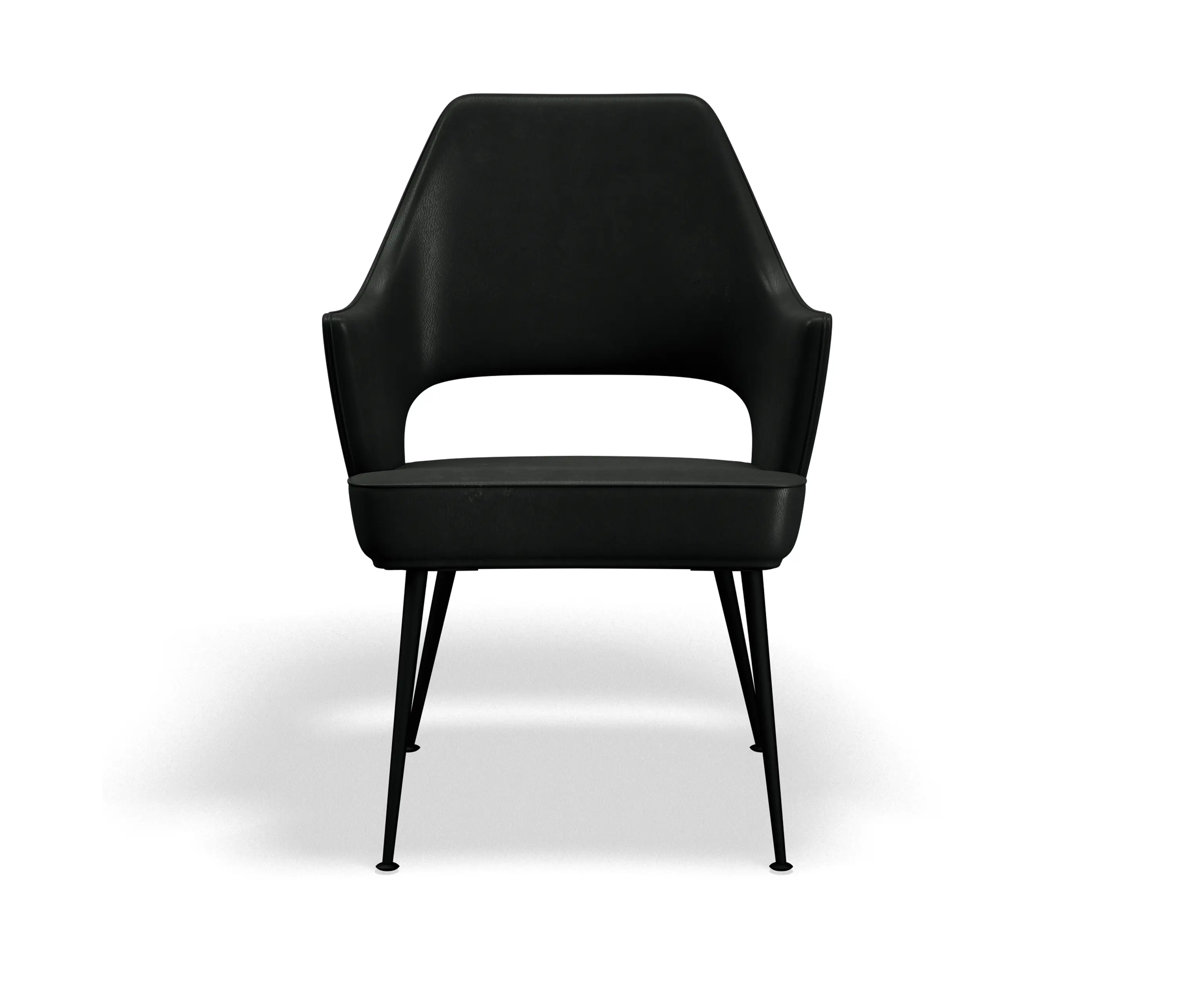 Askman Design - Dagmar Lounge - Black Leather