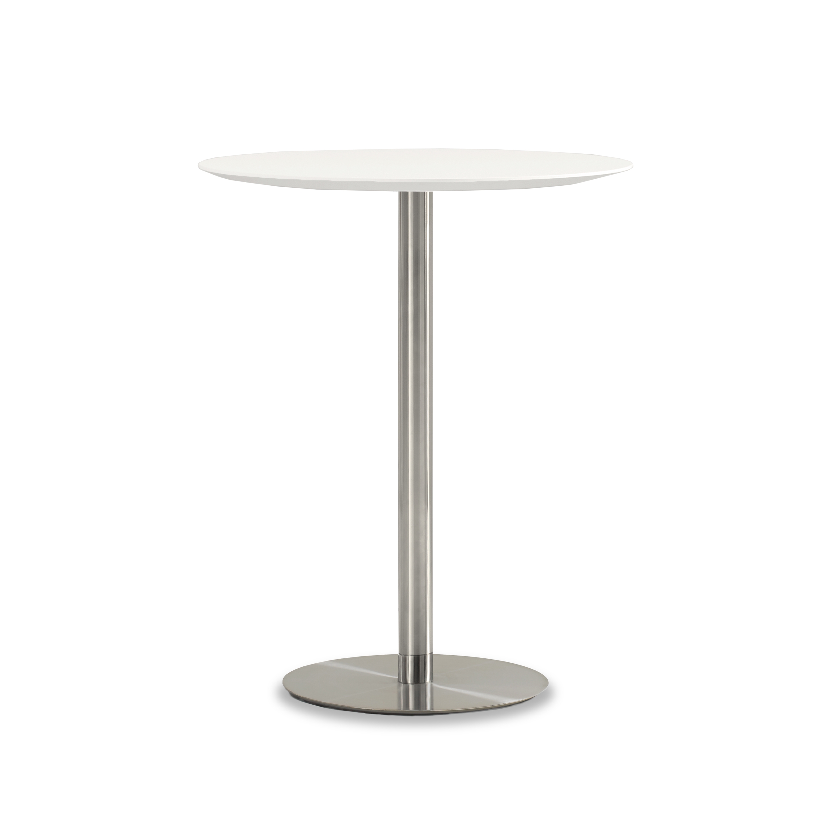 Vertoon produk Quiet Round Bar Height Table van vervaardiger Bernhardt Design