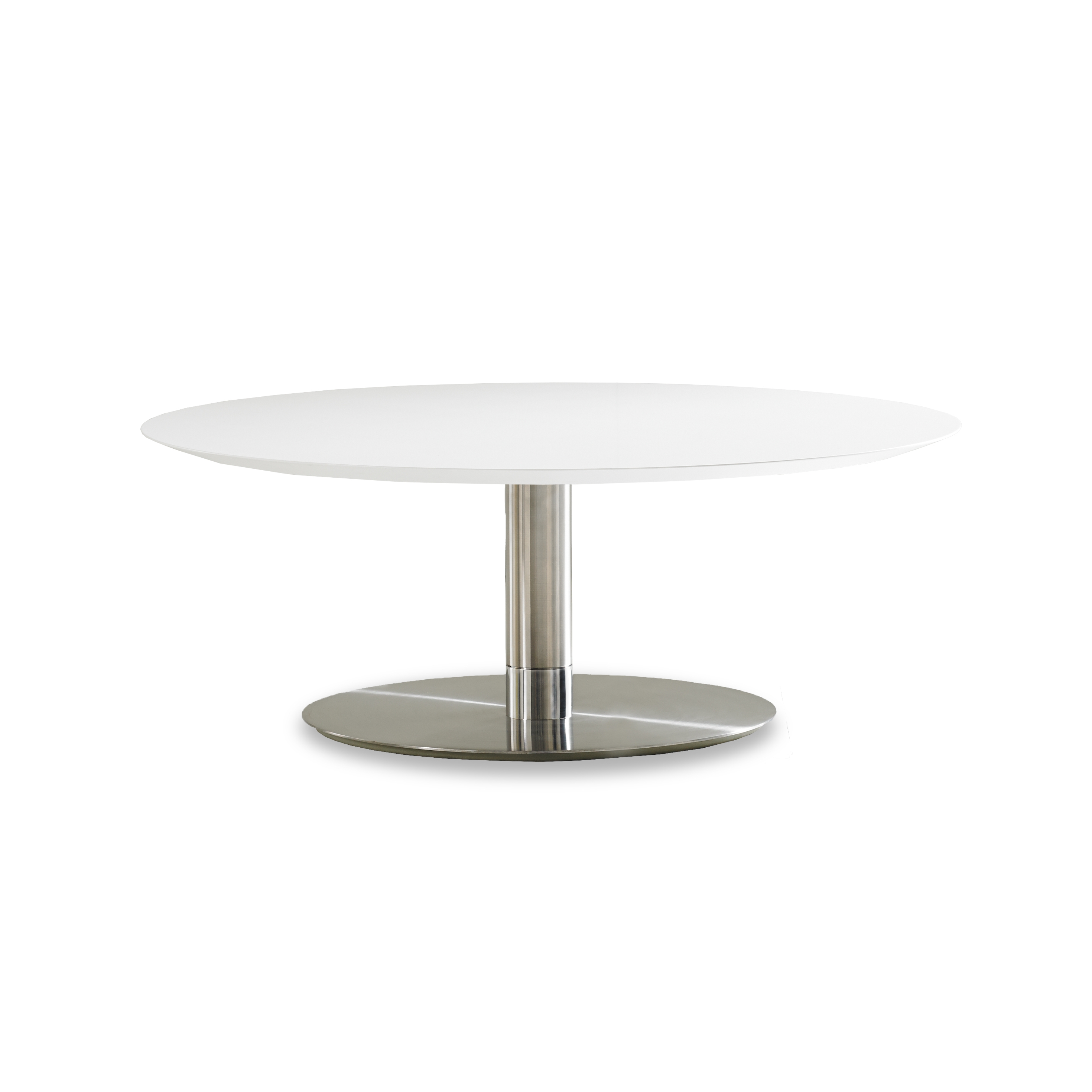 Vertoon produk Quiet Round Coffee Table van vervaardiger Bernhardt Design