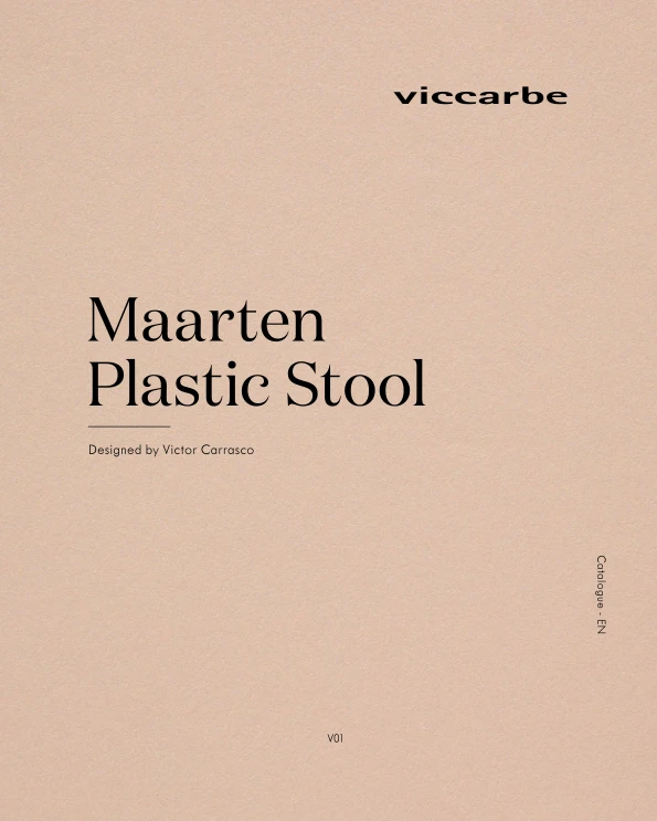 Preview image for the file Maarten Plastic Stool | Designed by Victor Carrasco