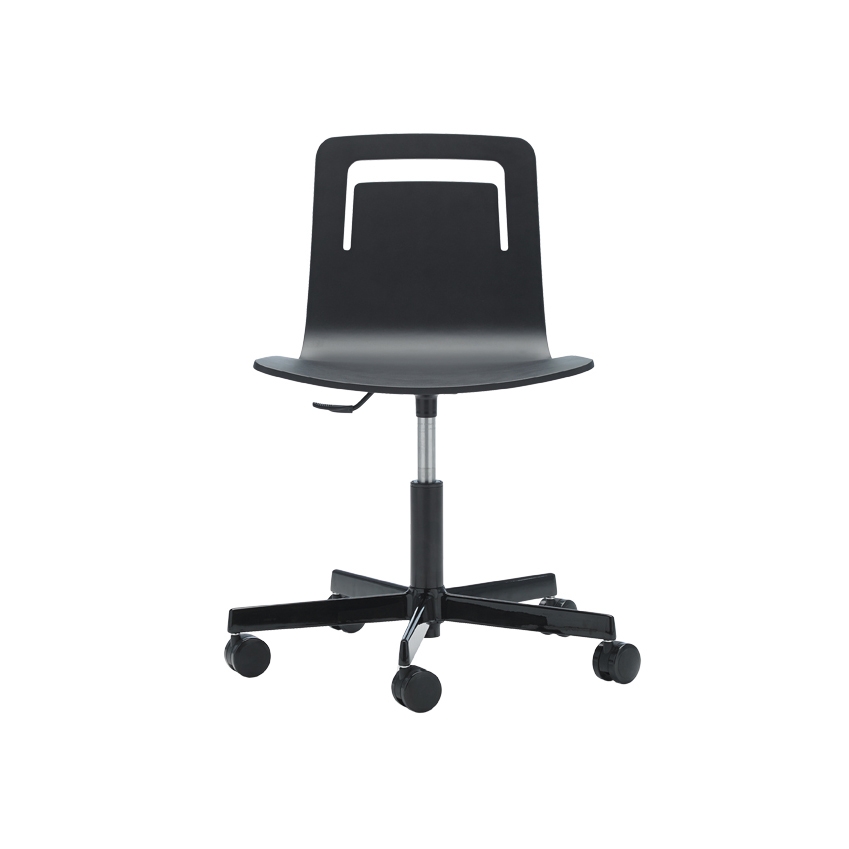 Produkt Klip chair - five casters base & stained / lacquered seat with handle des Herstellers viccarbe anzeigen