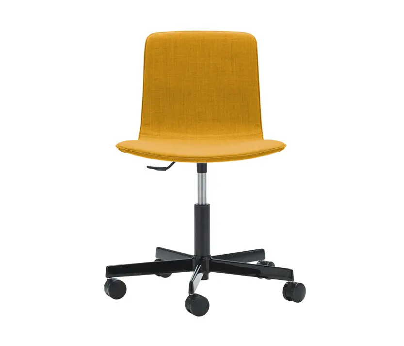 viccarbe - Klip chair - five casters base & smooth upholstery