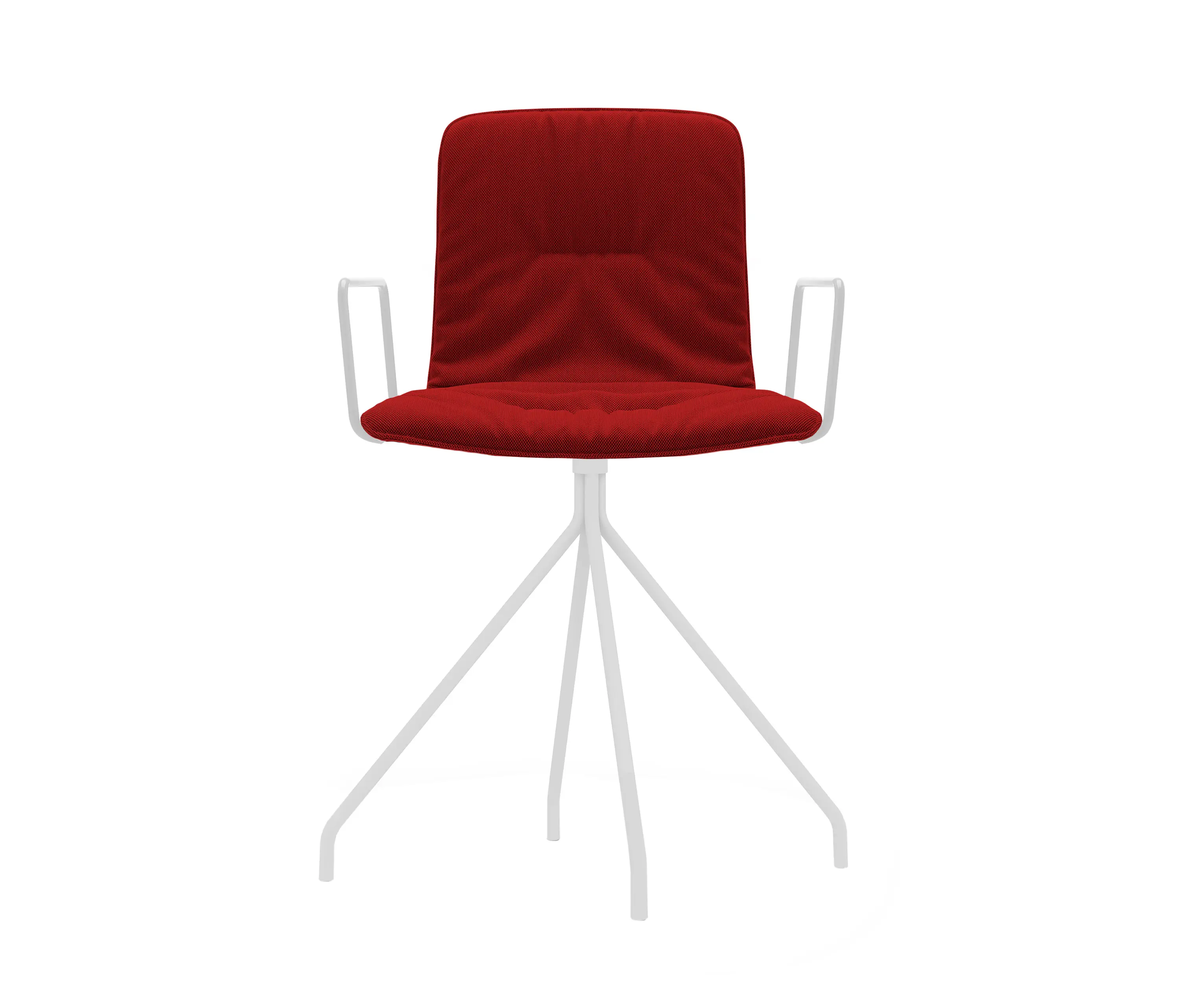viccarbe - Klip chair - swivel base & soft upholstery