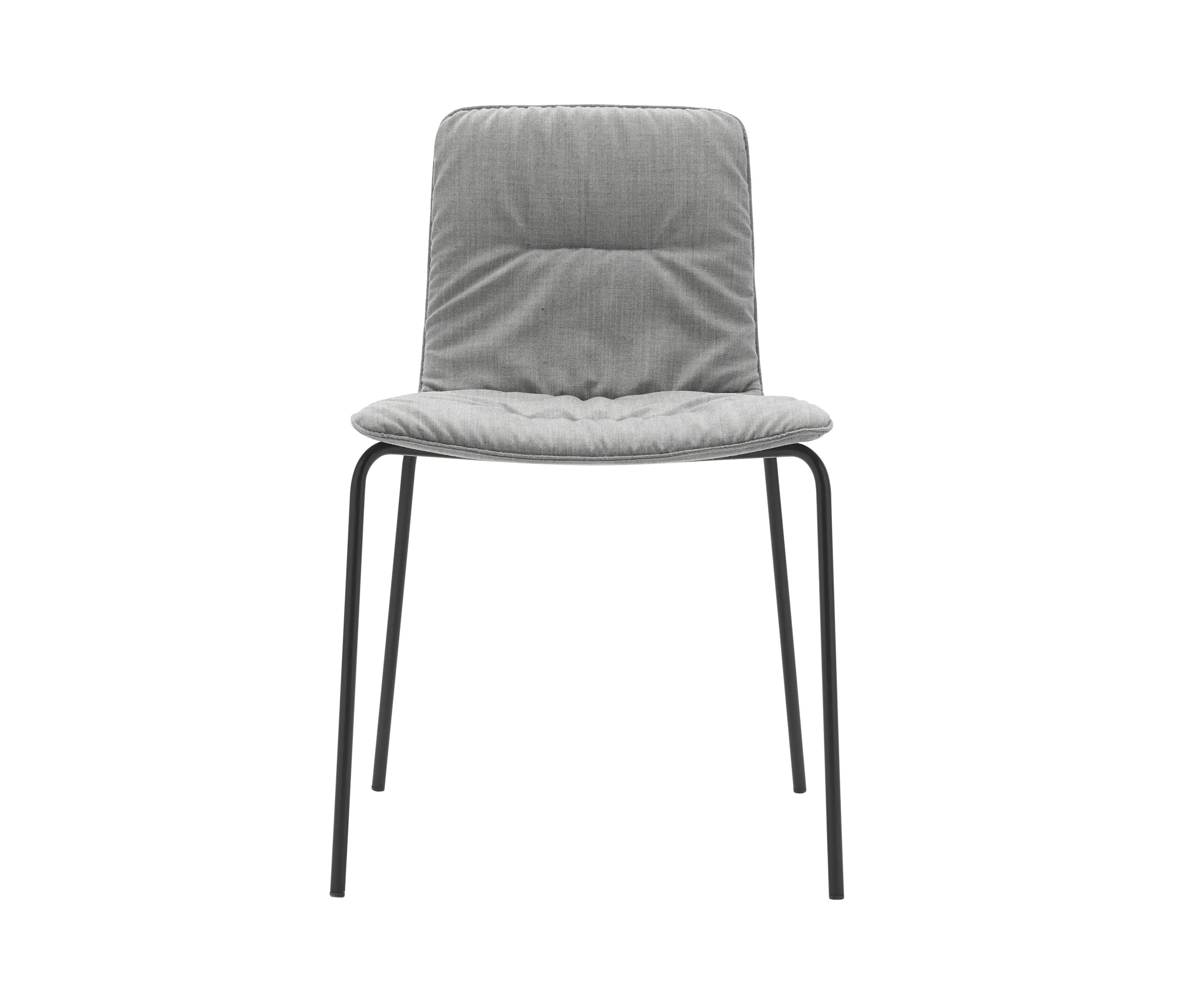 viccarbe - Klip chair - four metal legs base & soft upholstery