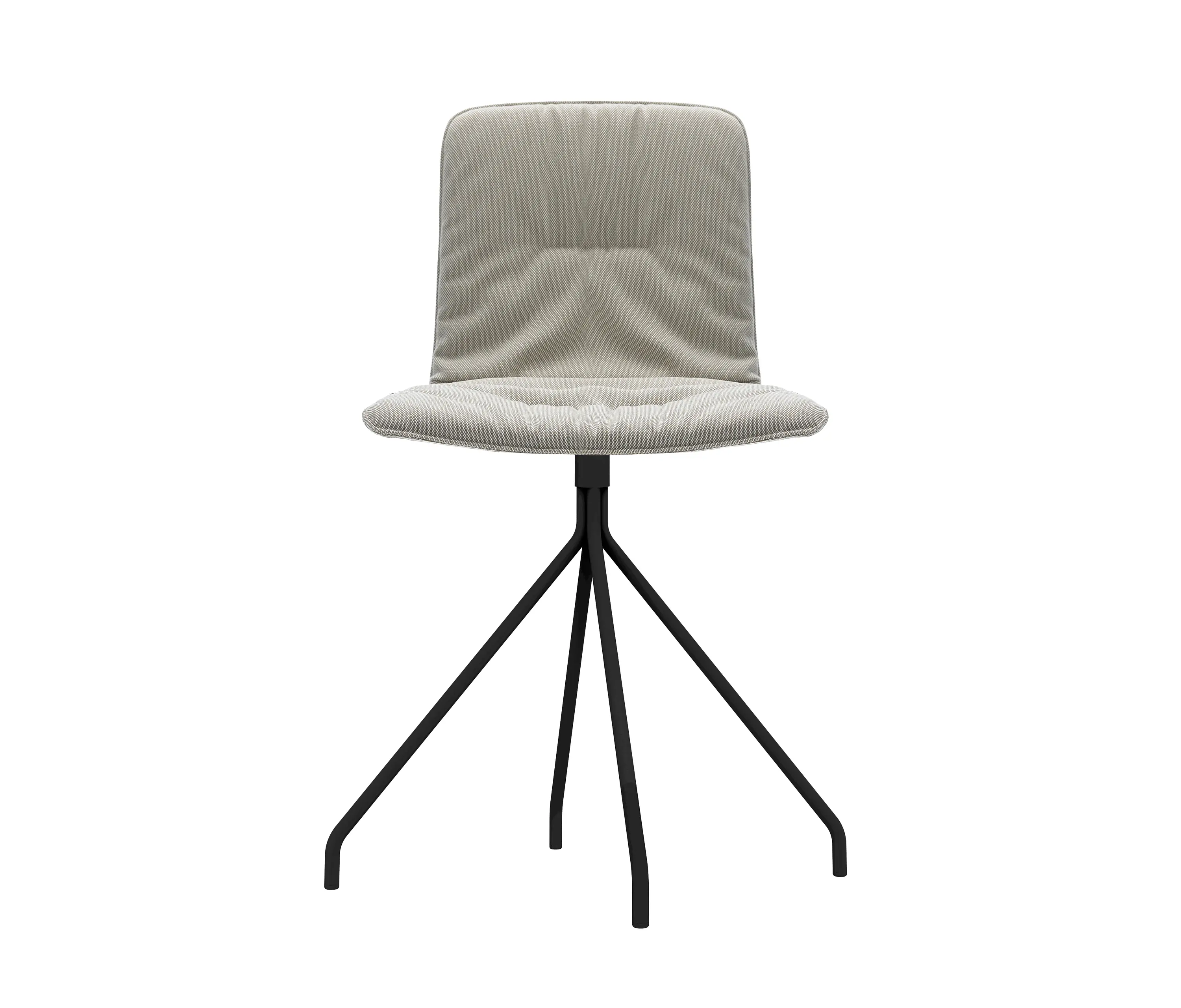 viccarbe - Klip chair - swivel base & soft upholstery
