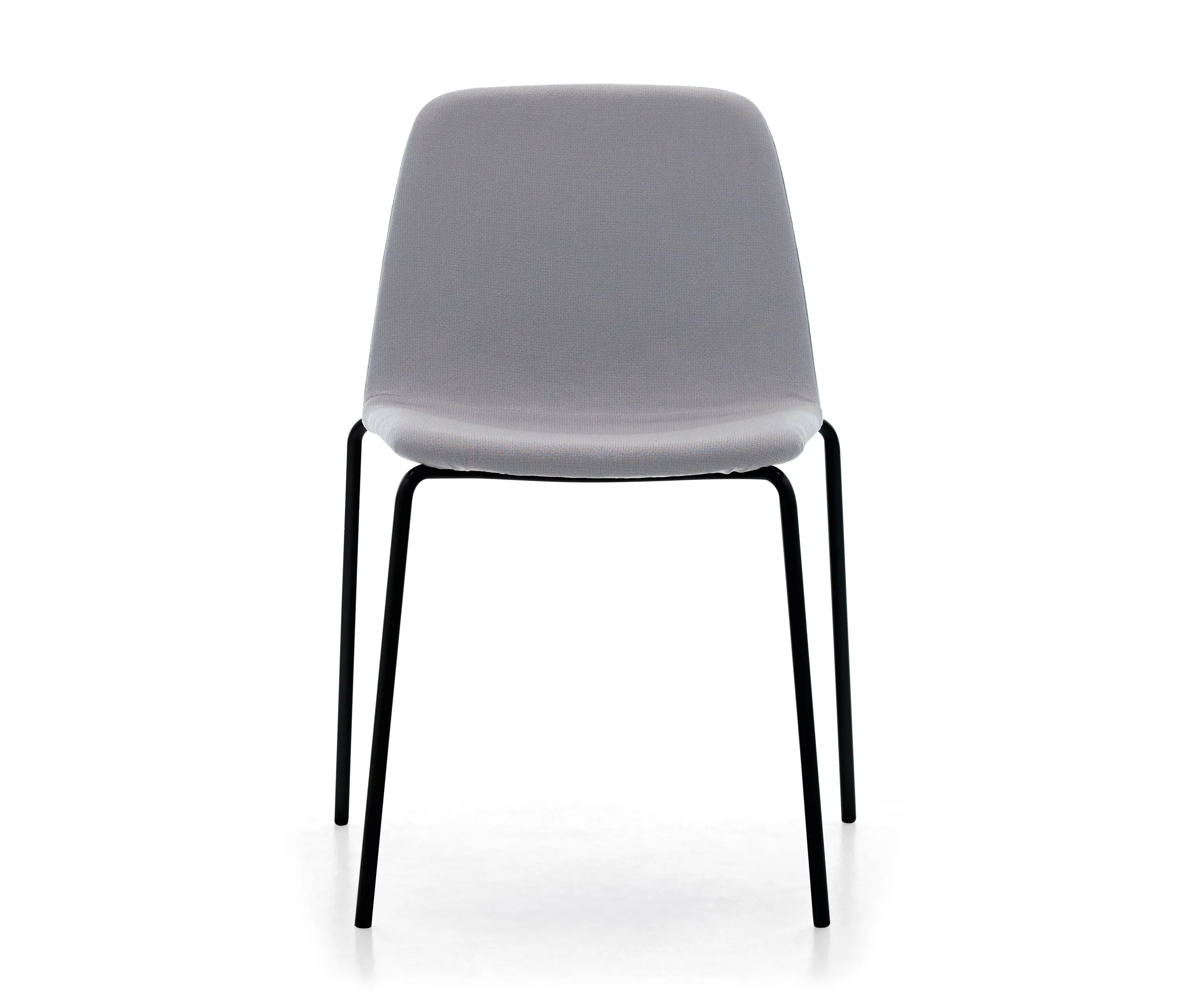 viccarbe - Maarten chair - 4 metal legs base & smooth upholstery
