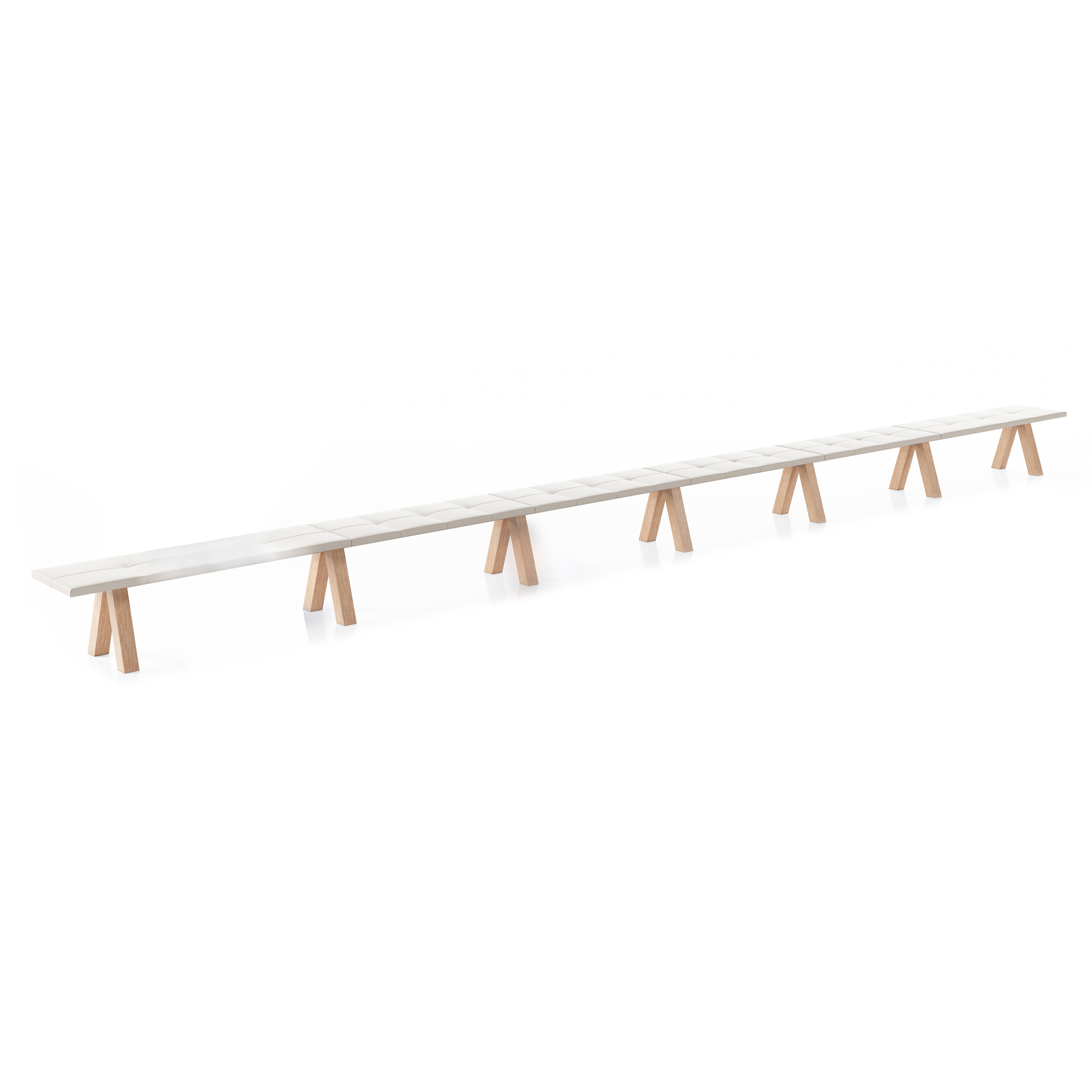 Display product Trestle bench from manufacturer viccarbe