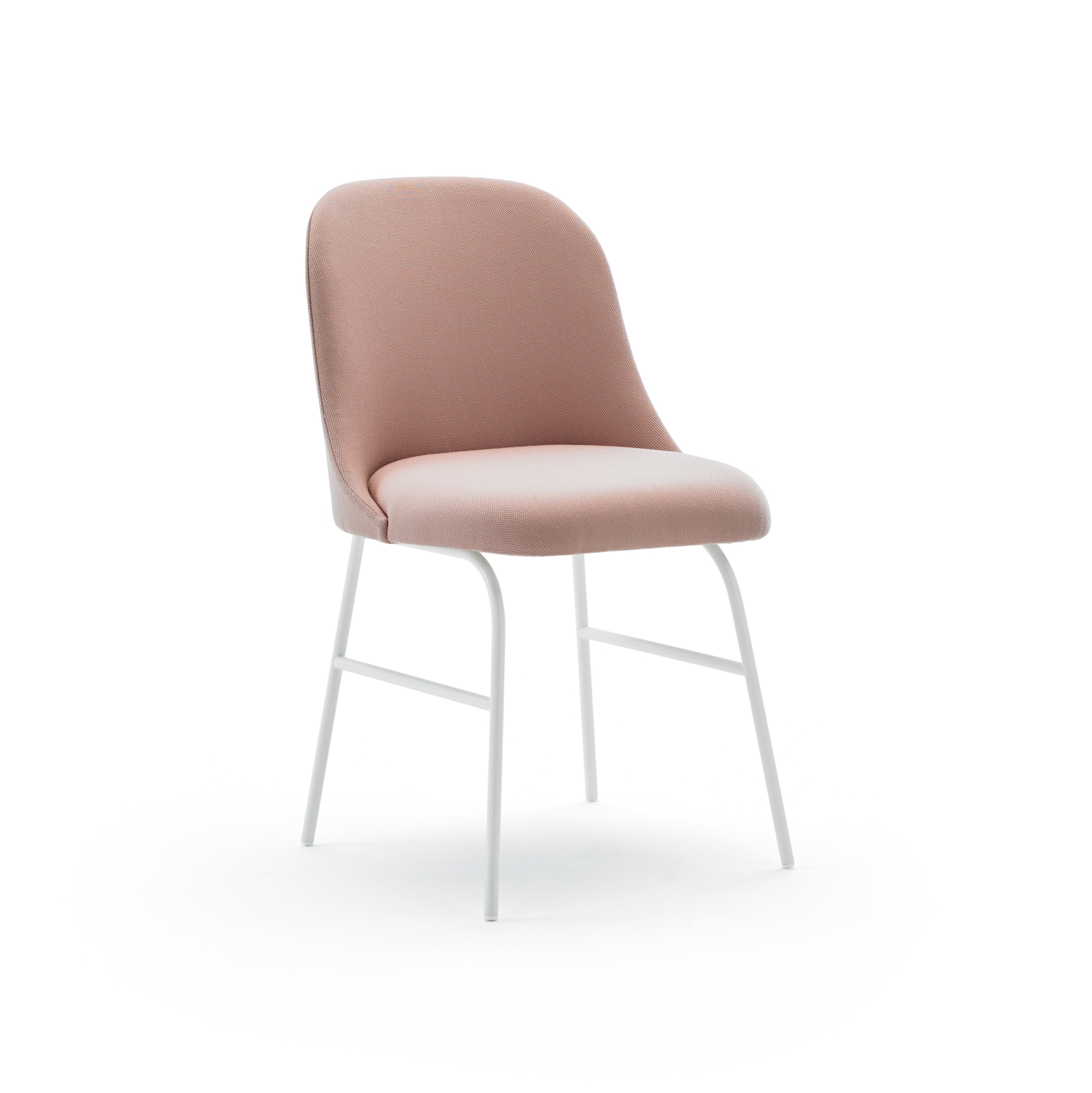 Display product Aleta chair - four metal legs base from manufacturer viccarbe