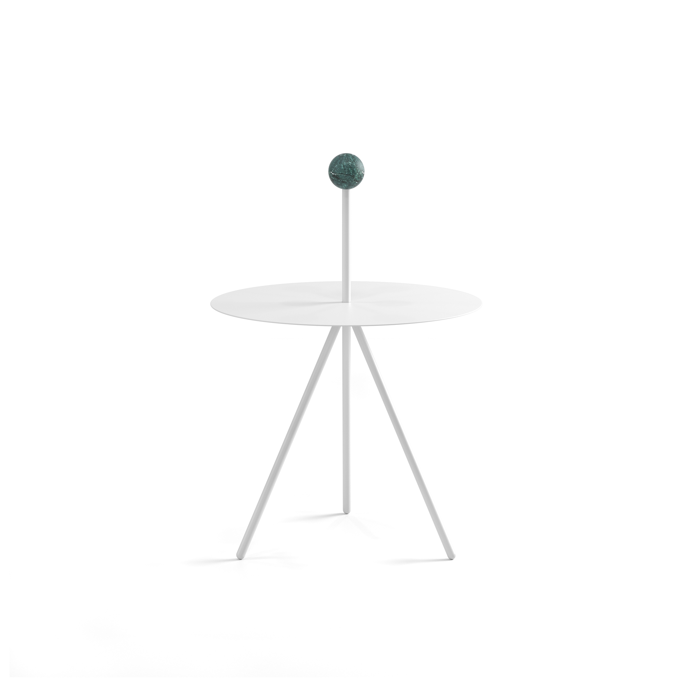 Trino green marble sphere model