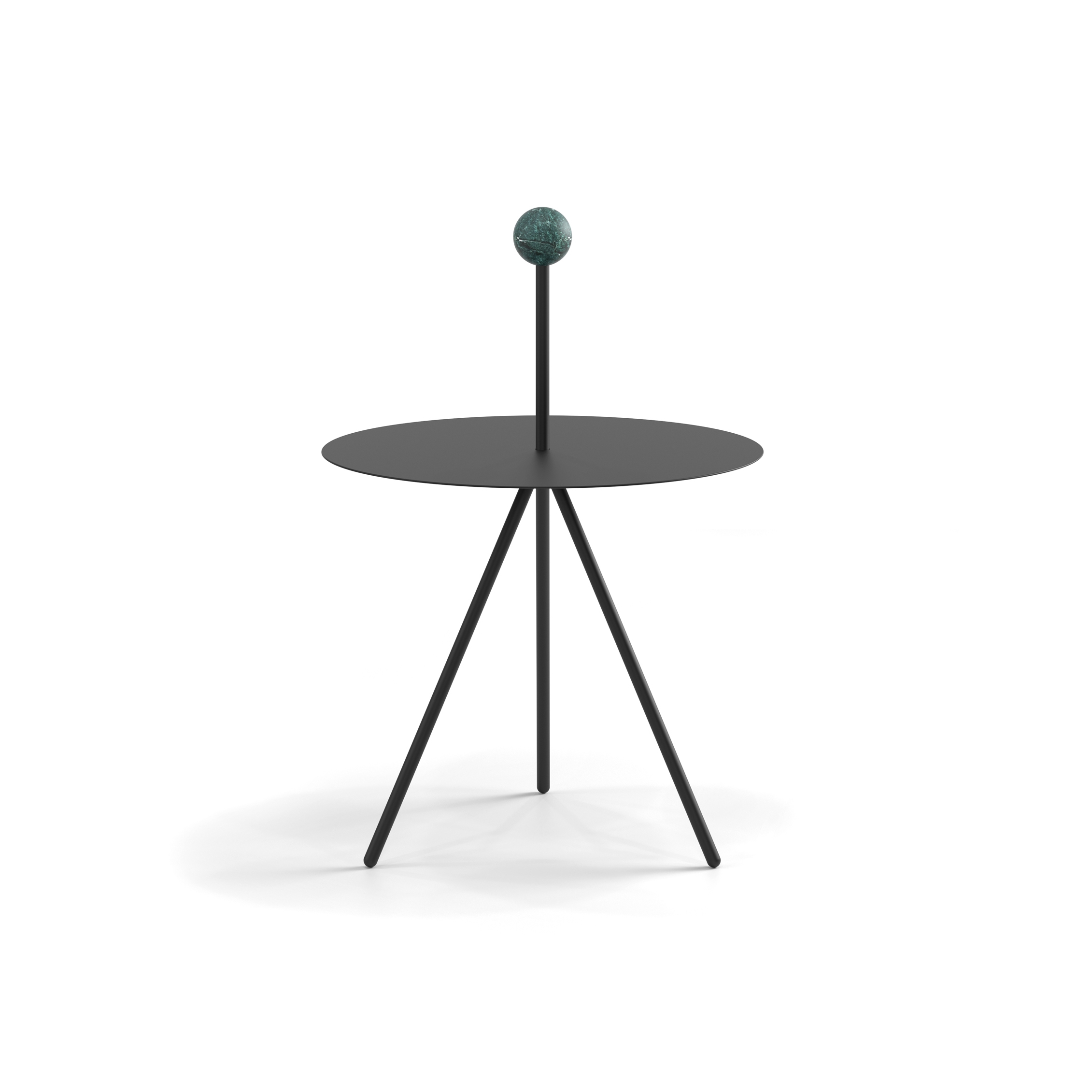 Display product Trino Outdoor green marble sphere model from manufacturer viccarbe