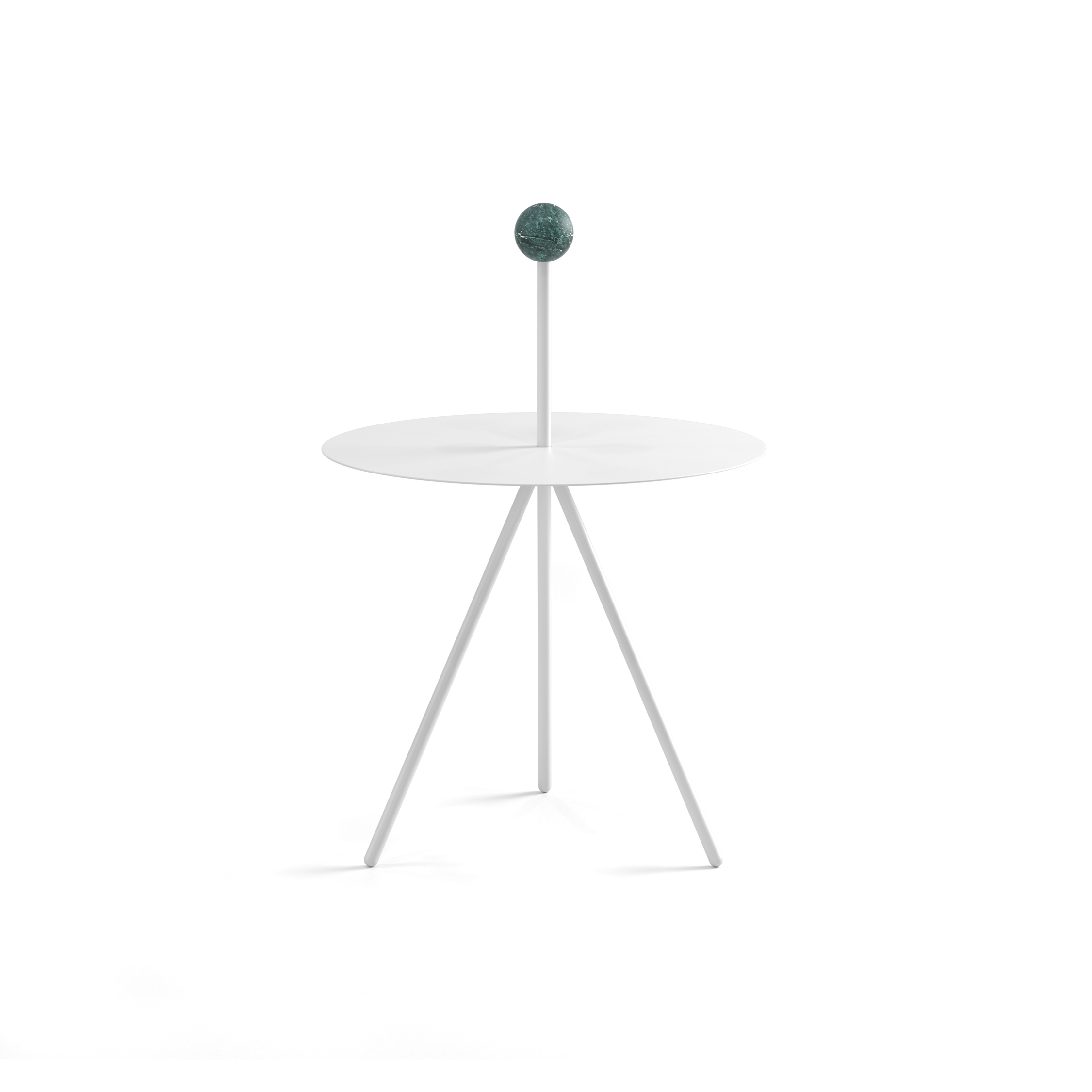 Trino Outdoor green marble sphere model