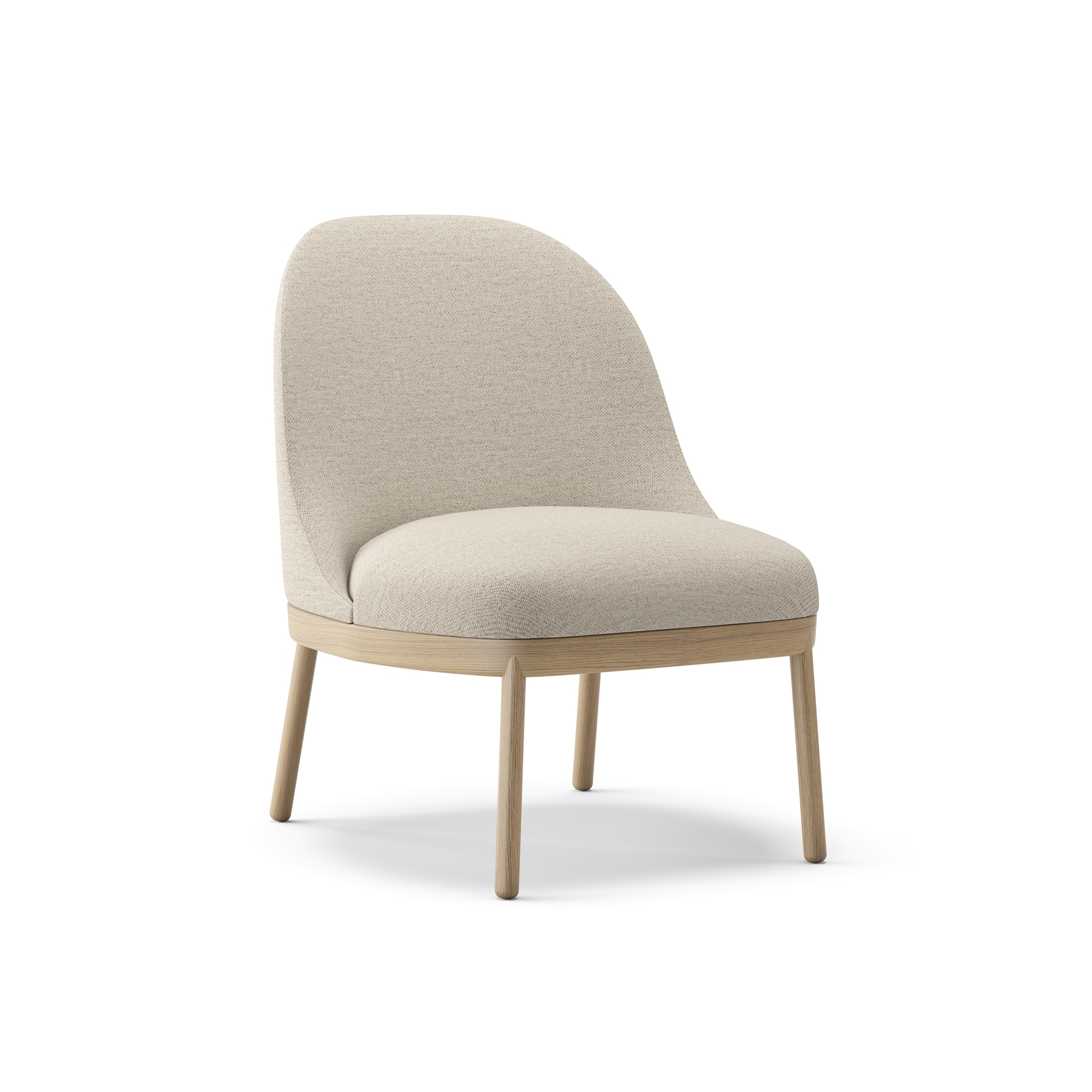 Butaca Aleta con base de madera